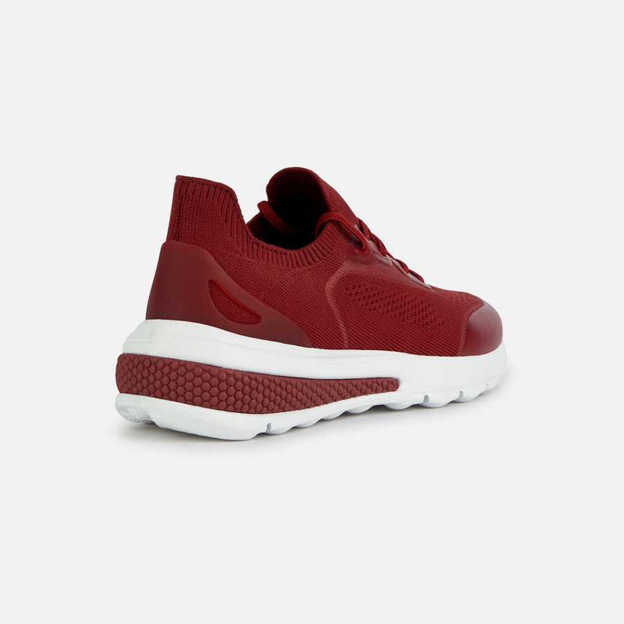 Red women's sneakers Geox Spherica Actif A - Women's