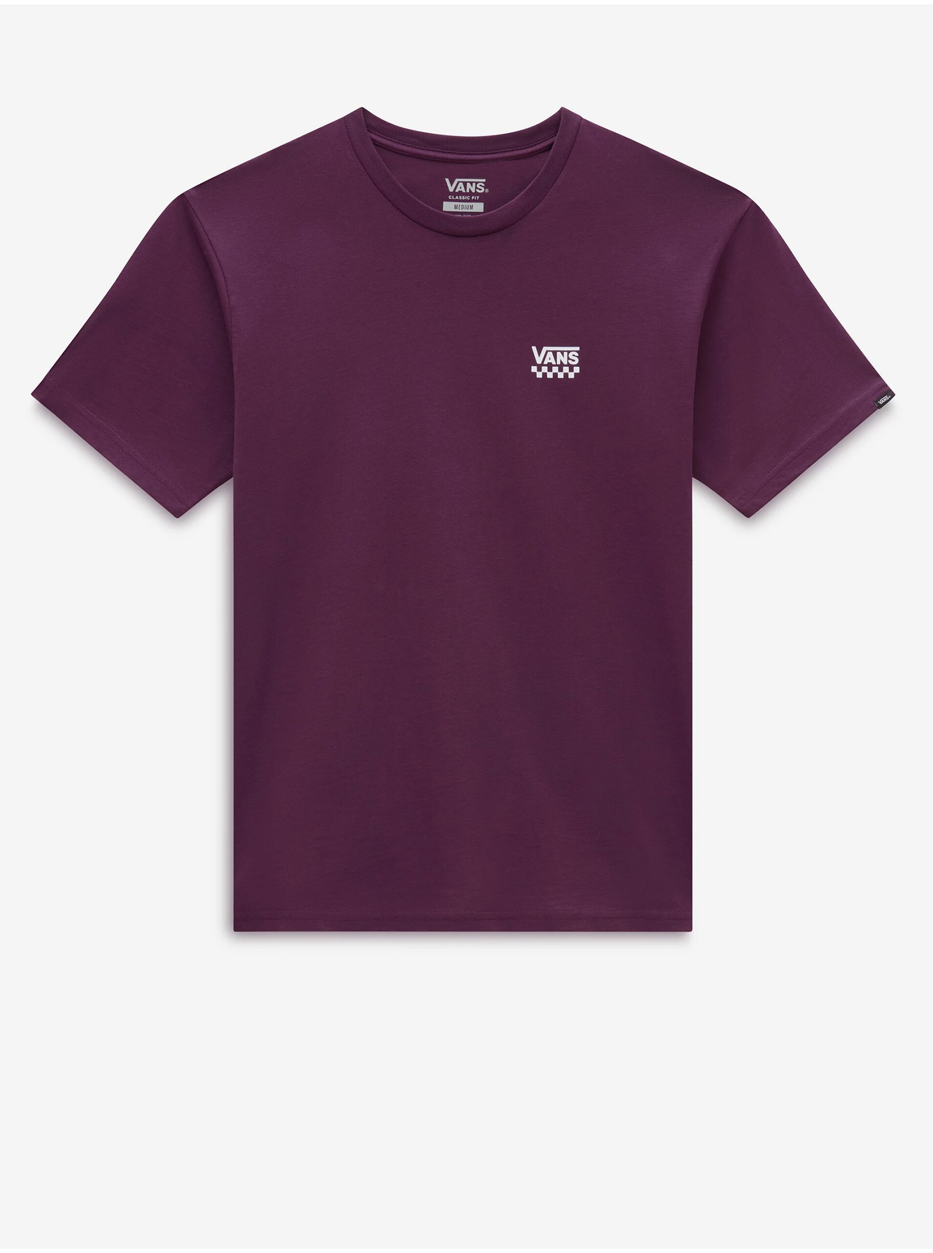 Dark purple men's T-shirt VANS Left Chest Logo II - Men