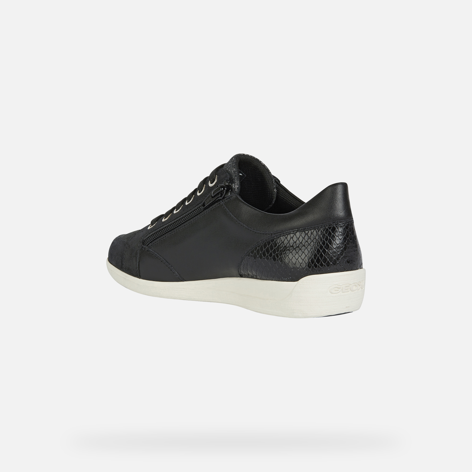Black women's sneakers Geox Myria - Women's