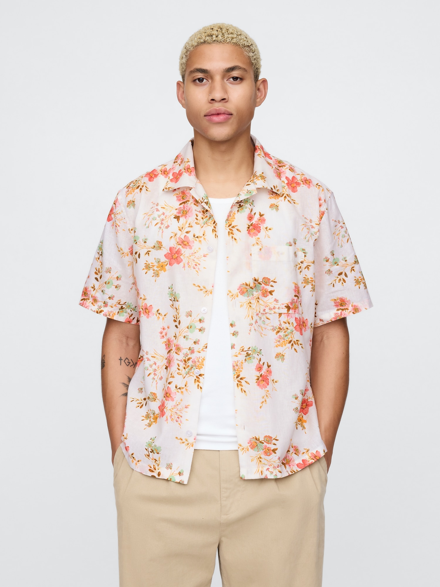 Мъжка ленена риза GAP