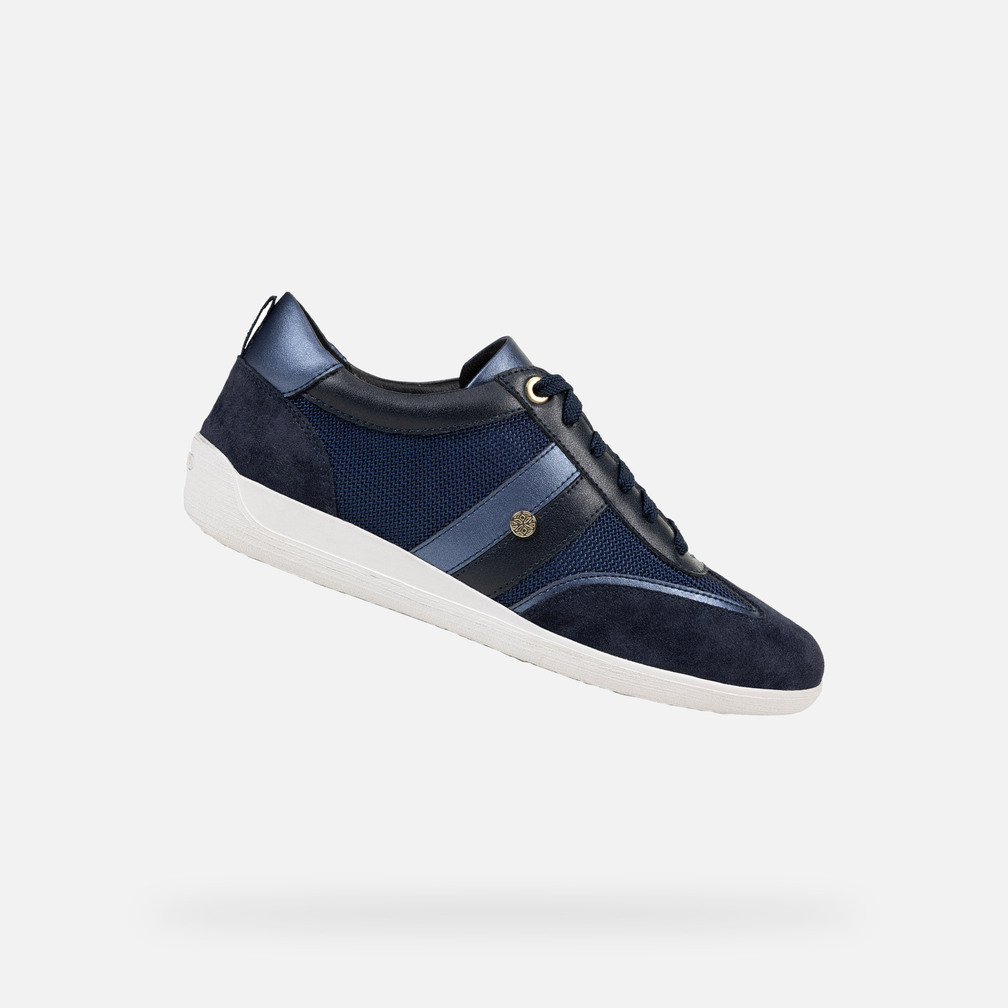 Dark blue womens sneakers Geox Myria - Womens