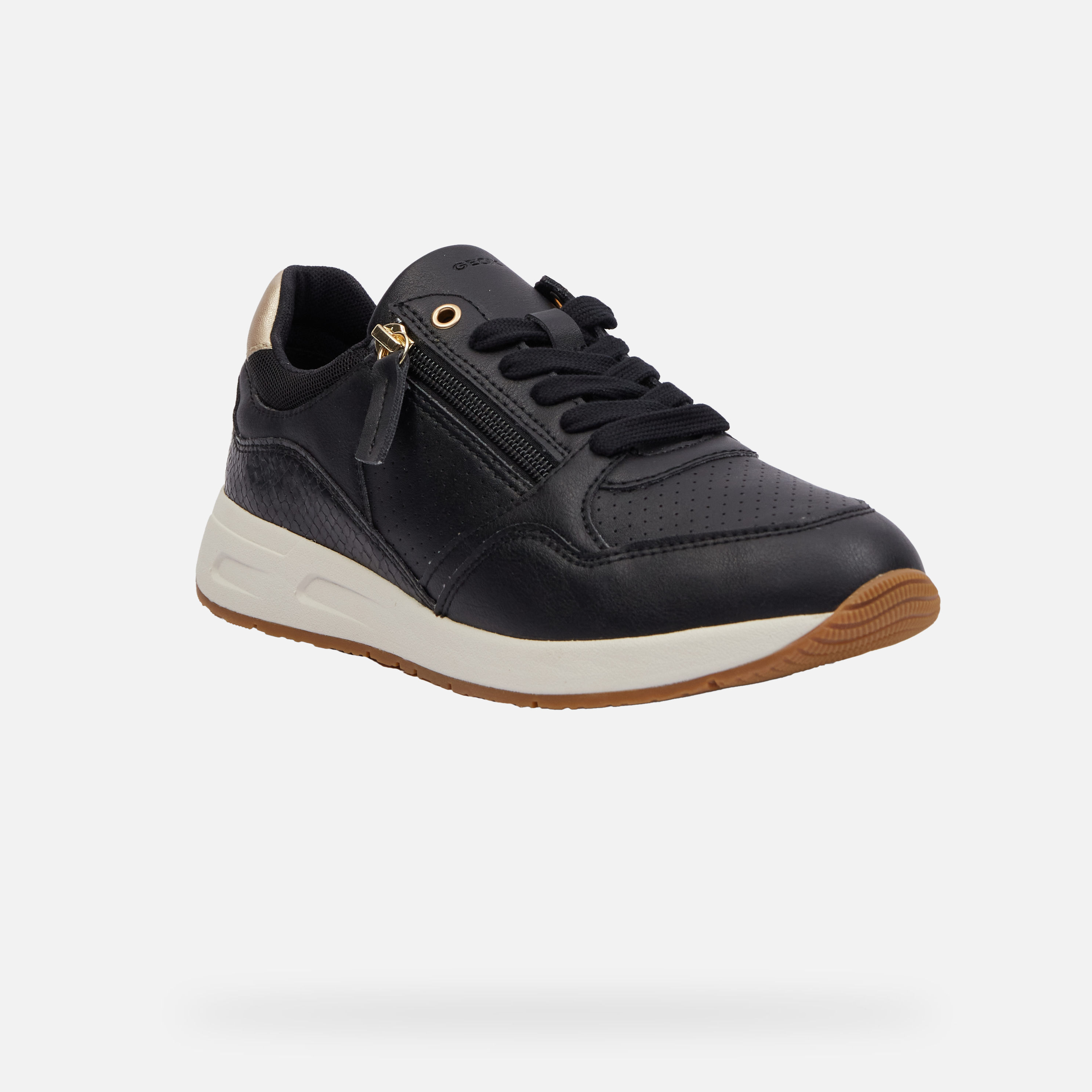 Black Women's Sneakers Geox Bulmya - Women