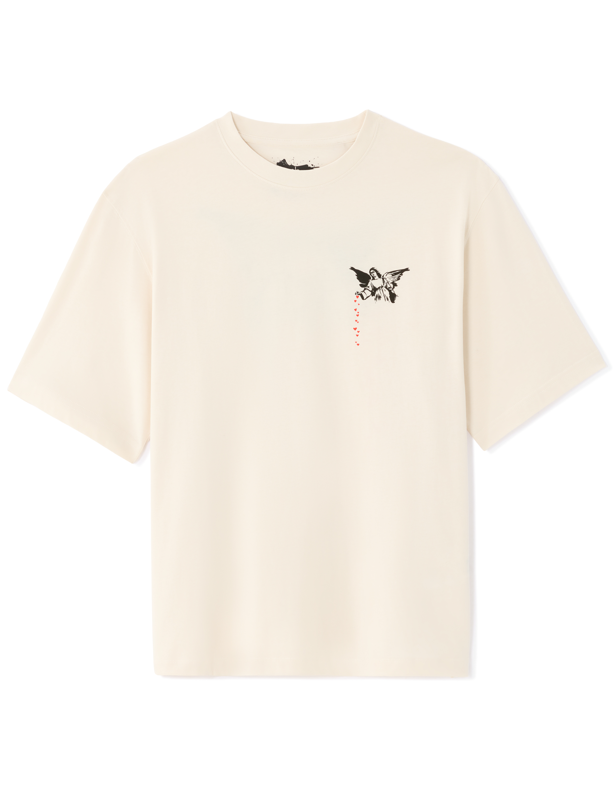 Celio Banksy triko - krémové