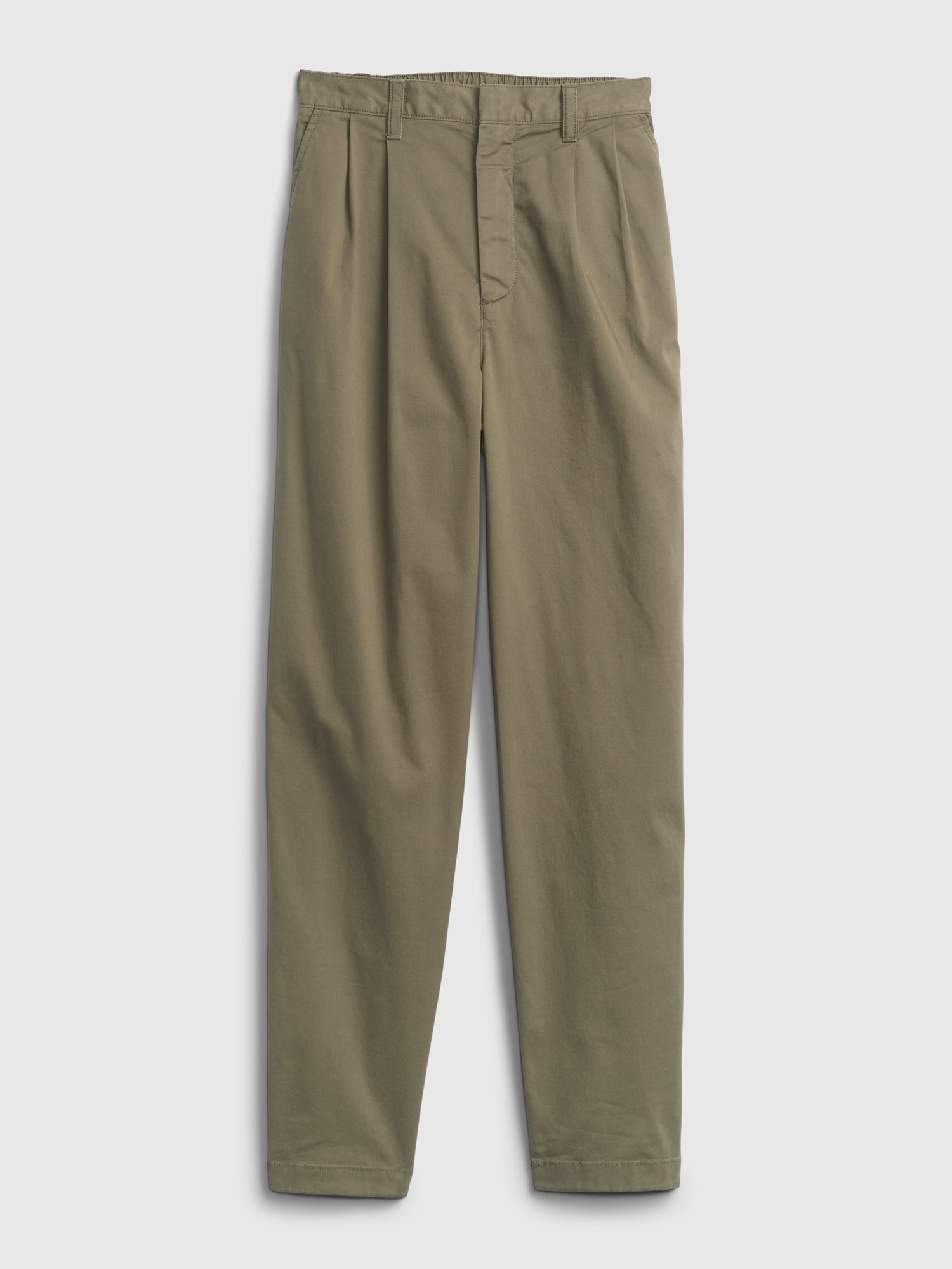 Pantaloni chino pentru femei GAP - verde