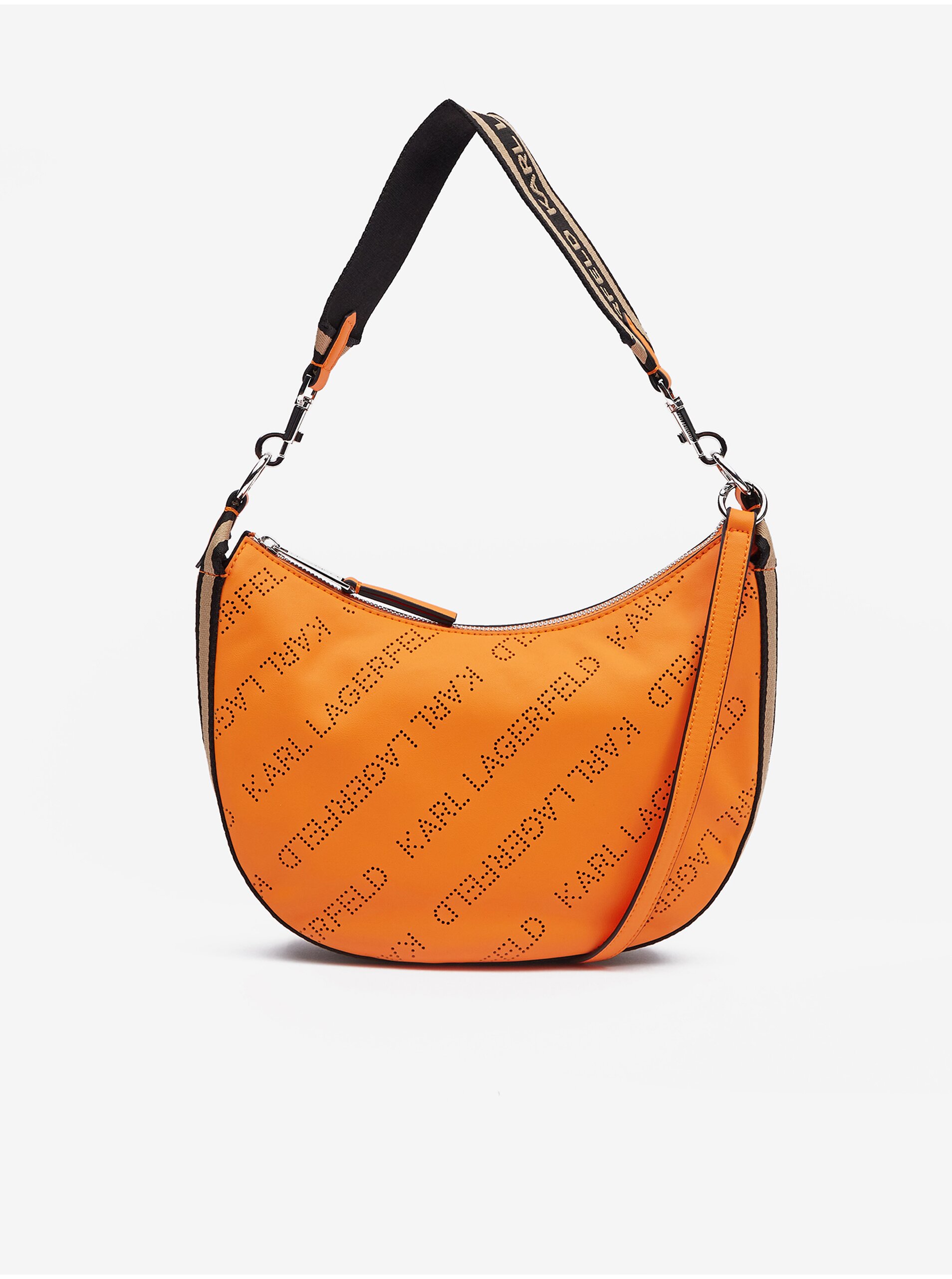 Orange women's handbag KARL LAGERFELD Moon SM Shoulderbag - Women