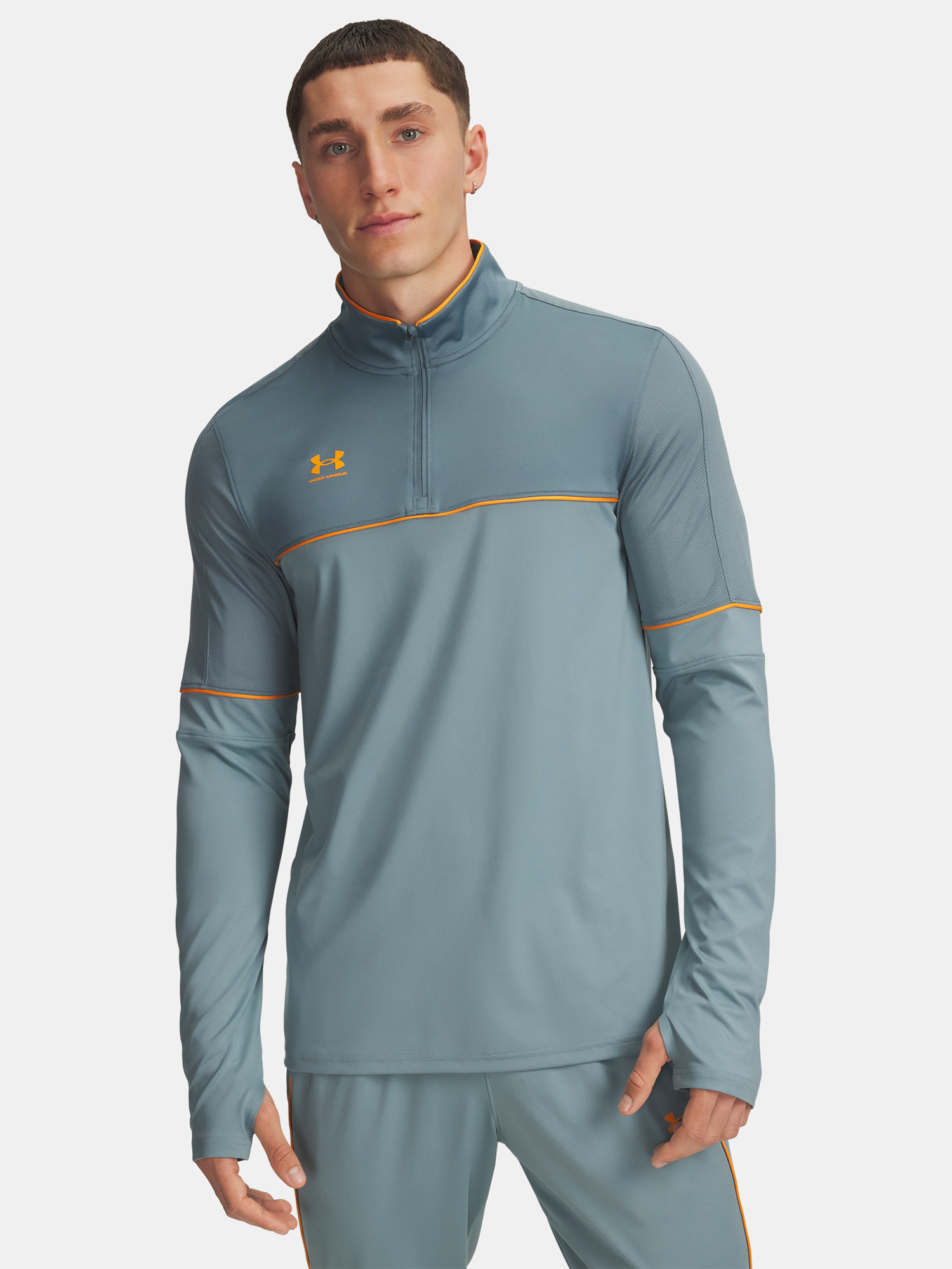 Men's Under Armour UA M Challenger Training QZ-BLU T-Shirt - Men's