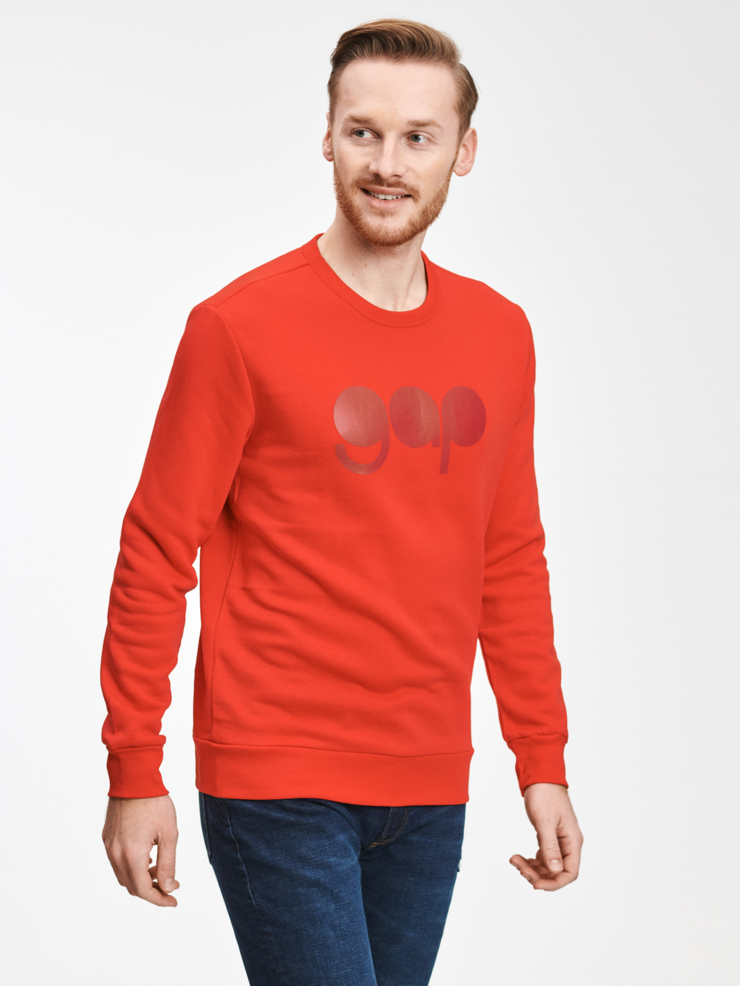 Sweatshirt With Retro Logo GAP - Men