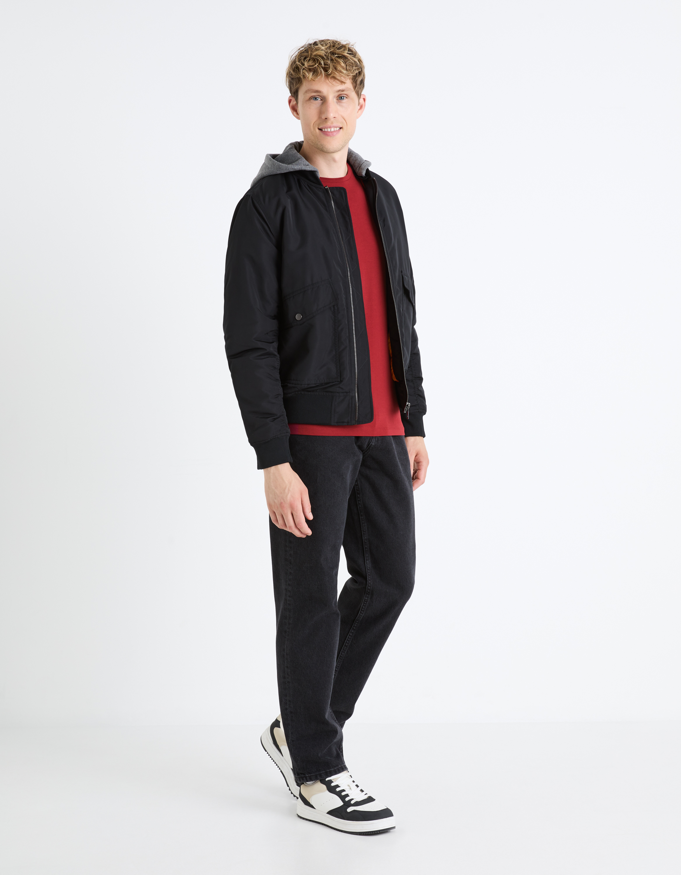 Straight fit pentru barbati Celio - negru
