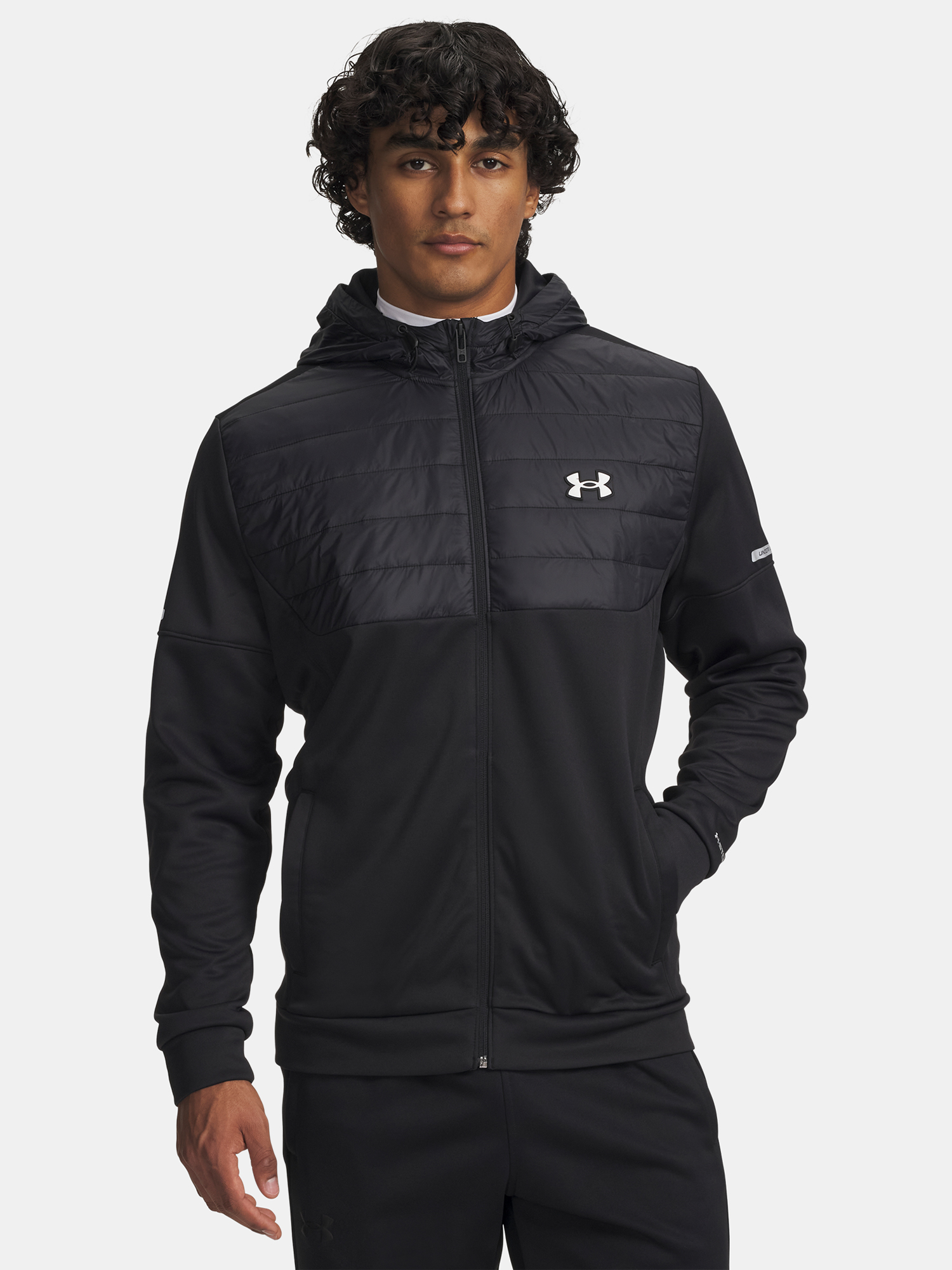 Men's Under Armour UA Armour Flc Pro Utility Sweatshirt FZ-BLK - Men's