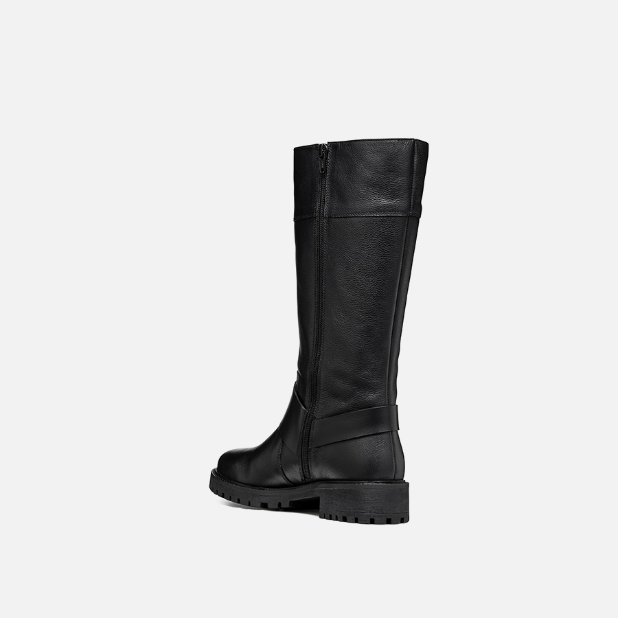 Black women&#039;s boots Geox Hoara - Women&#039;s