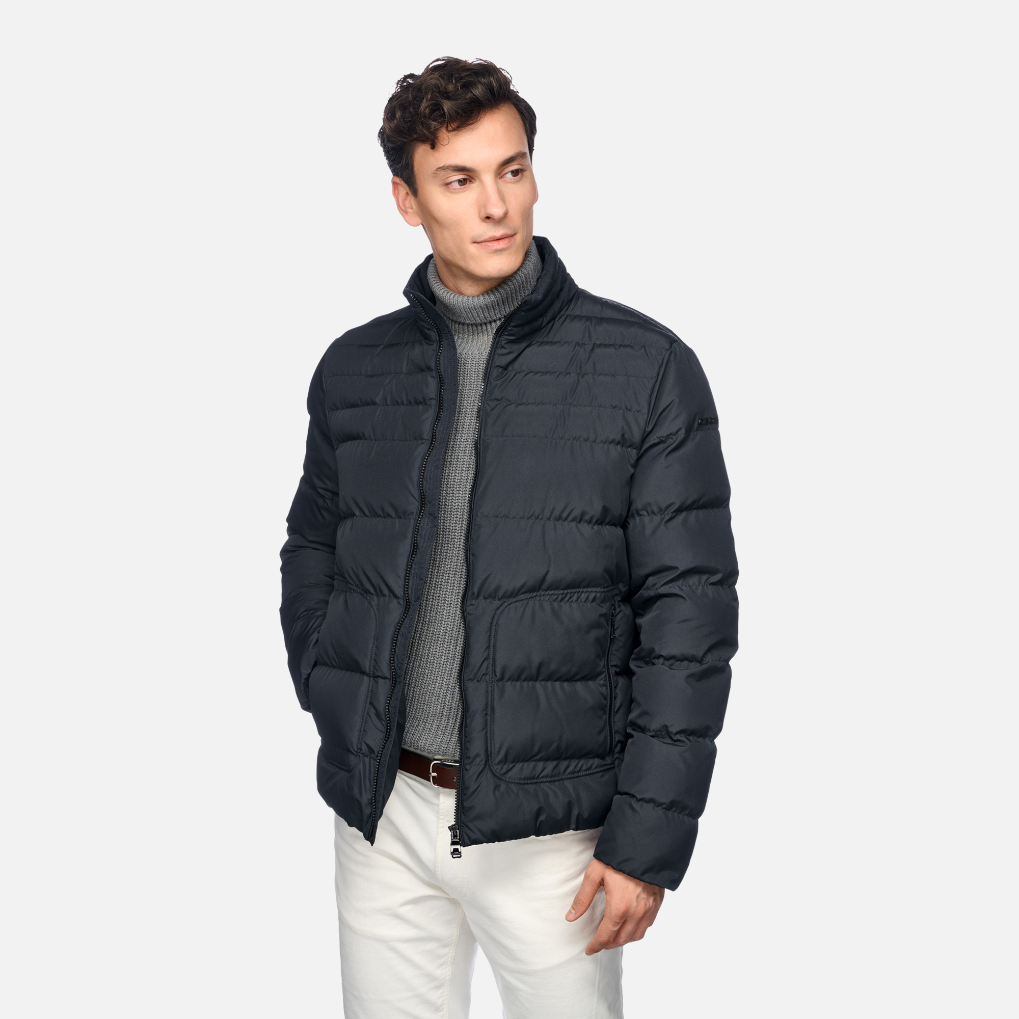 Dark blue men's jacket Geox Magnete - Men