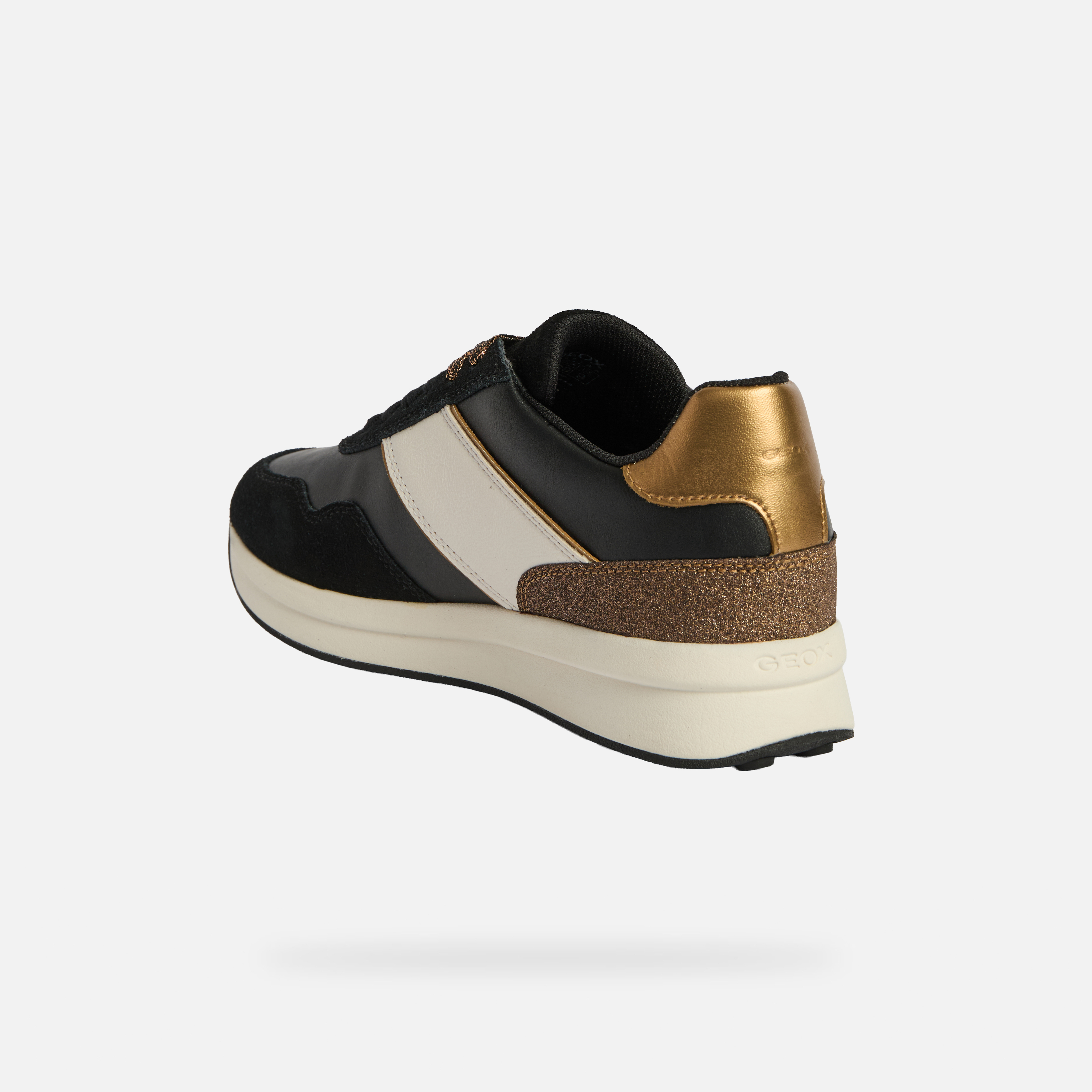 Black women's sneakers Geox Runntix - Women's