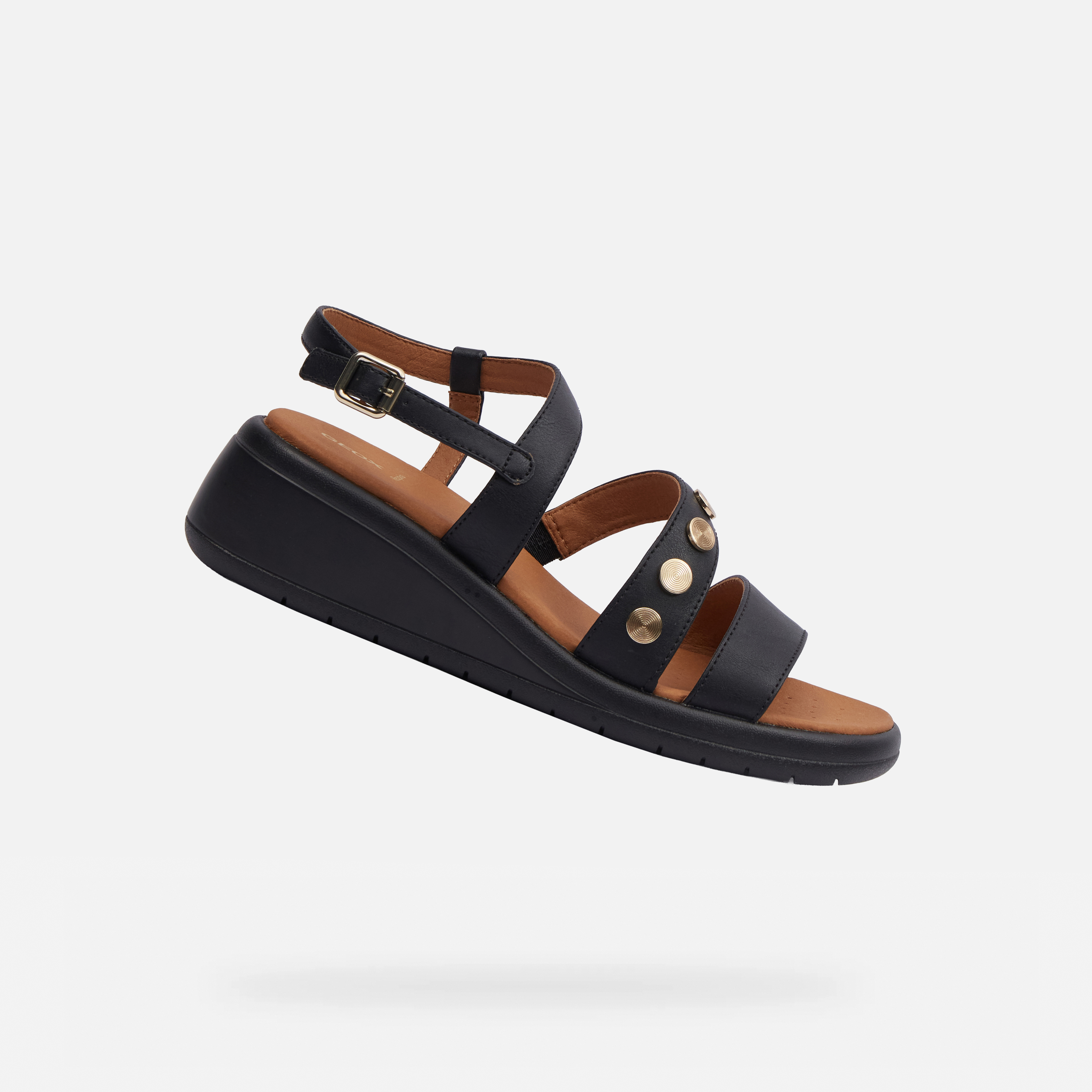 Black women&#039;s sandals Geox Meliconia - Women&#039;s