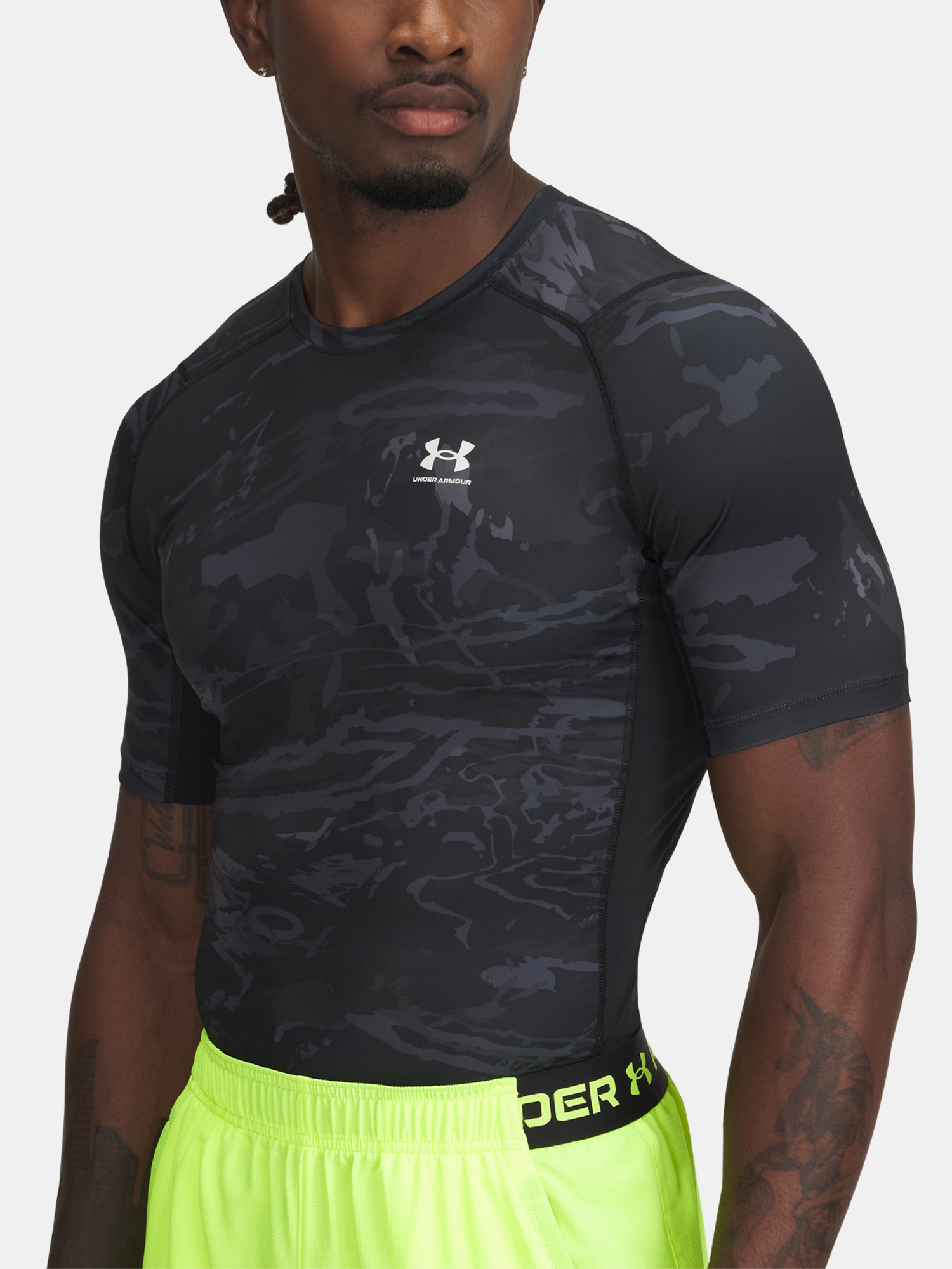 Men&#039;s T-shirt Under Armour UA HG Armour Printed SS - Men&#039;s