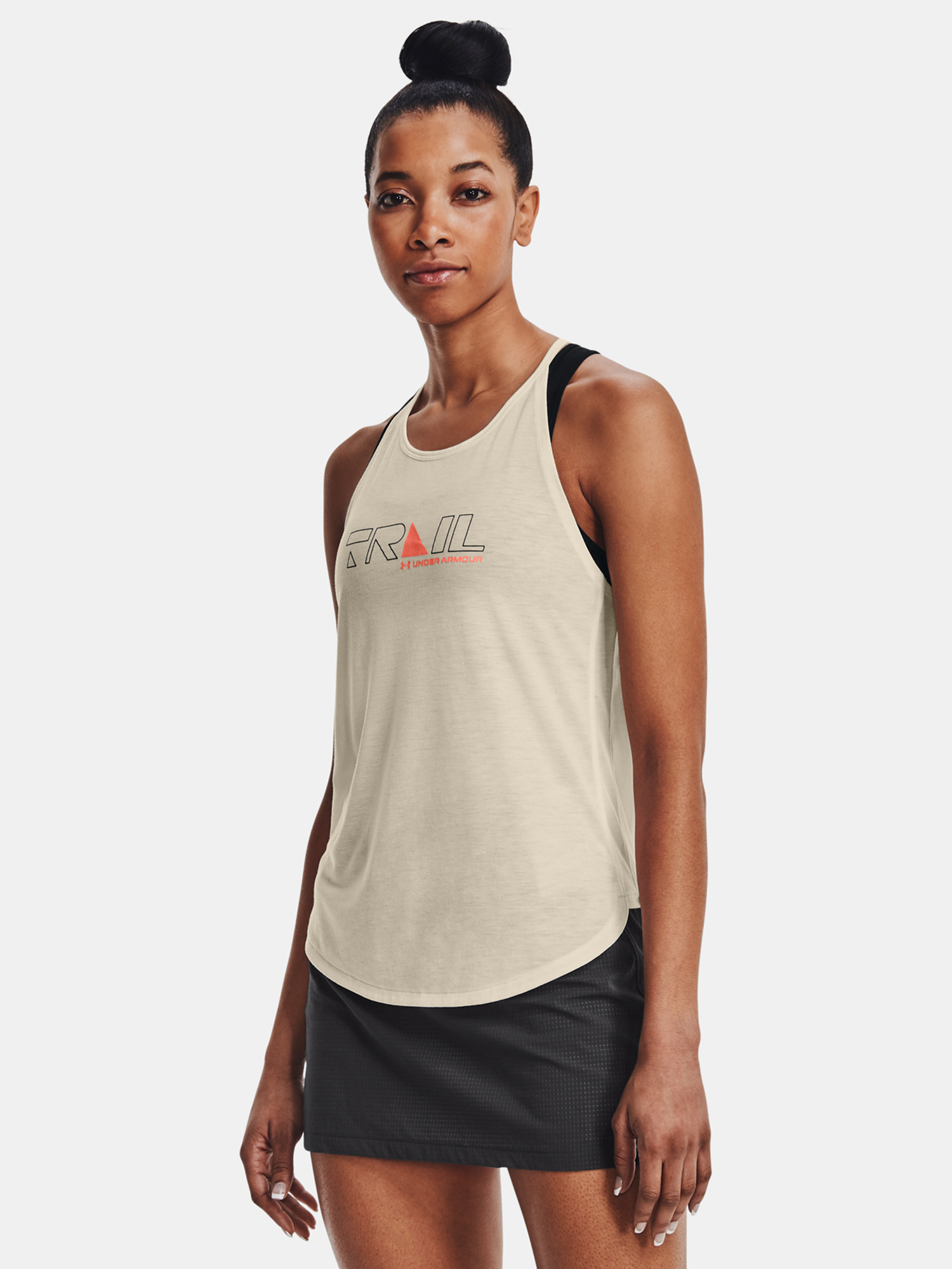 Tielko Under Armour UA Run Trail Tank-BRN