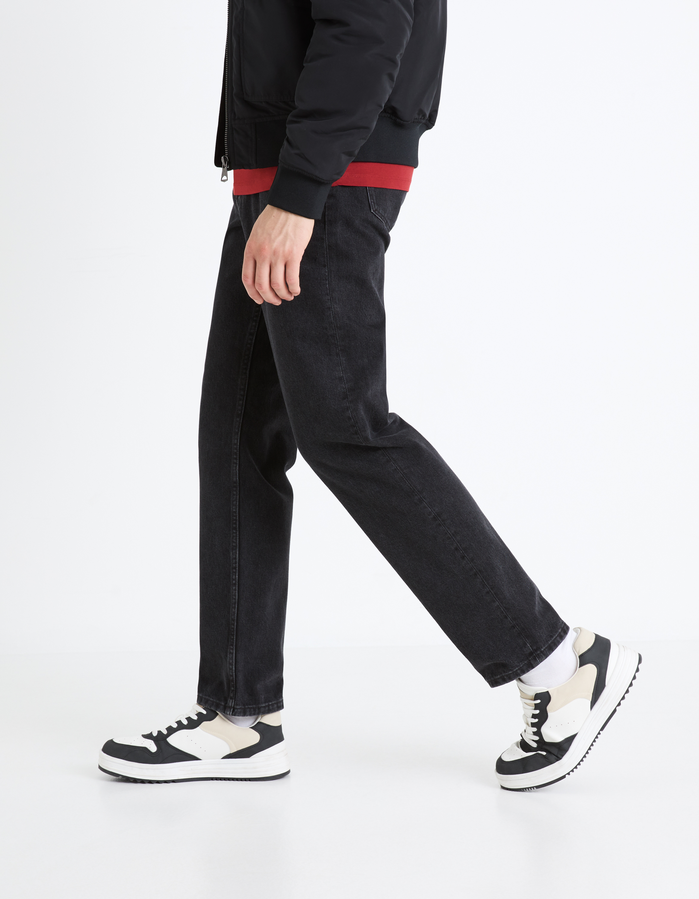 Straight fit pentru barbati Celio - negru
