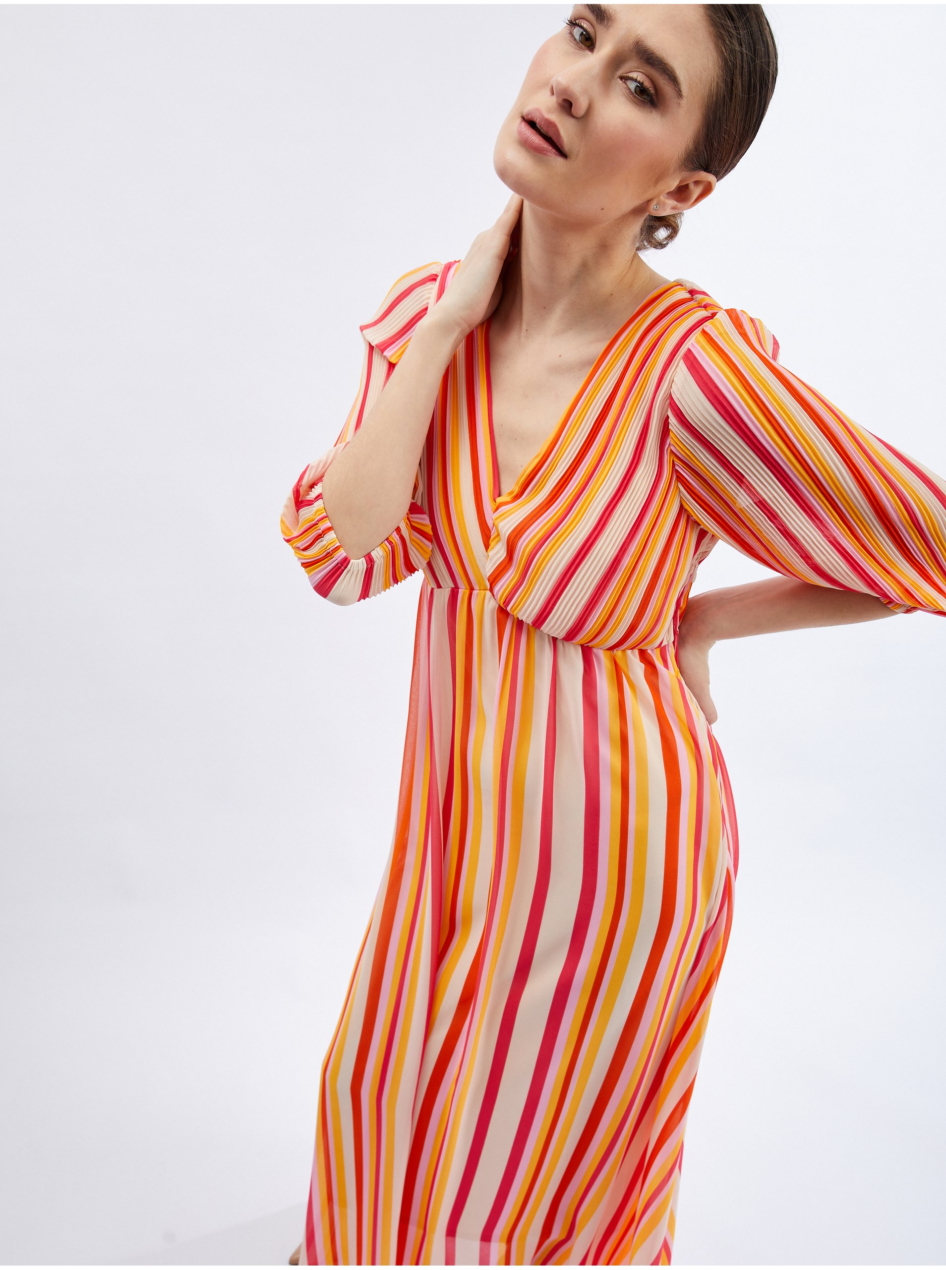 Rochii maxi pentru femei ORSAY - oranj, roz