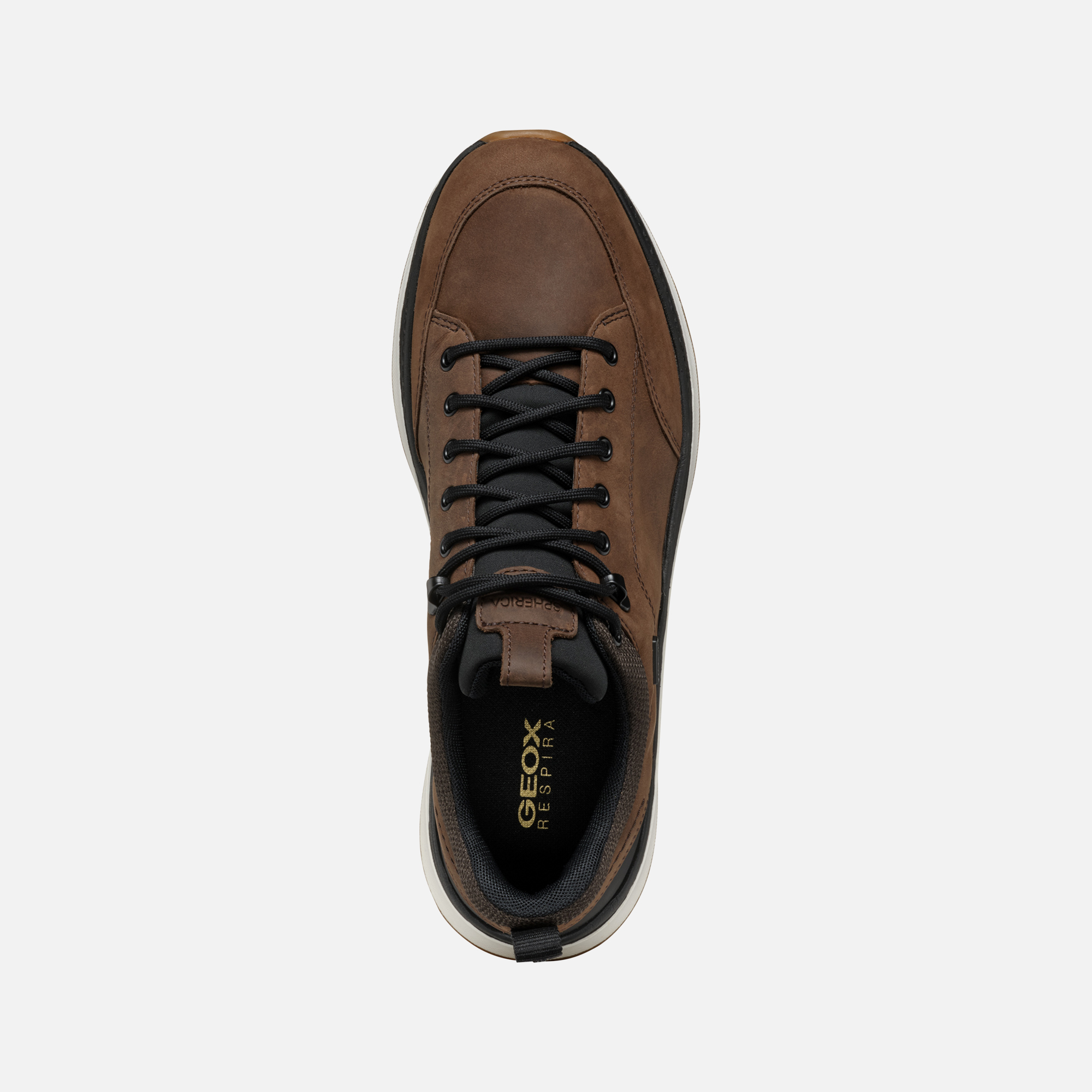 Brown men's sneakers Geox Spherica Actif X2 - Men's