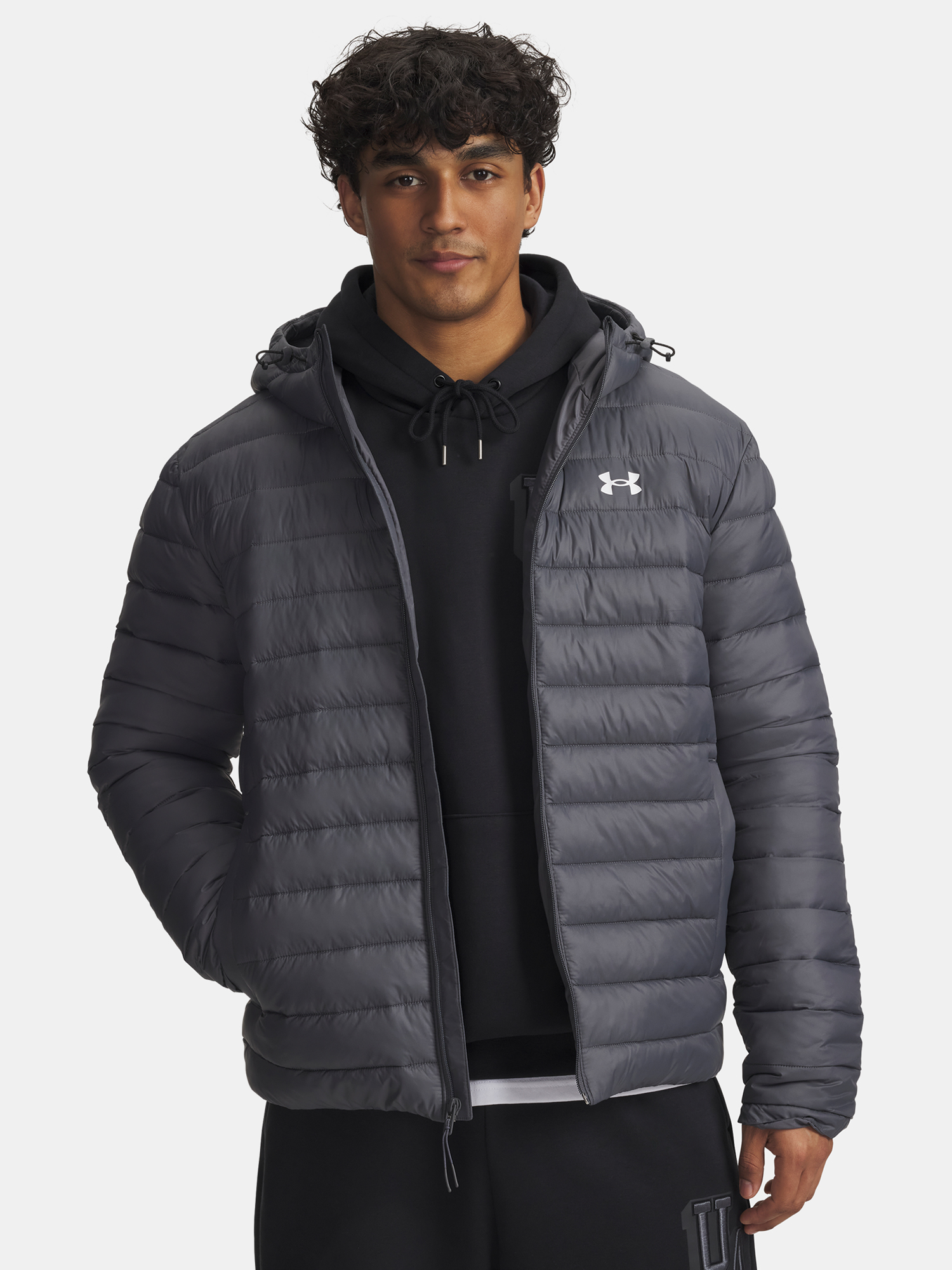 Men&#039;s Under Armour UA Sportswear Jacket Ins Jkt-GRY - Mens