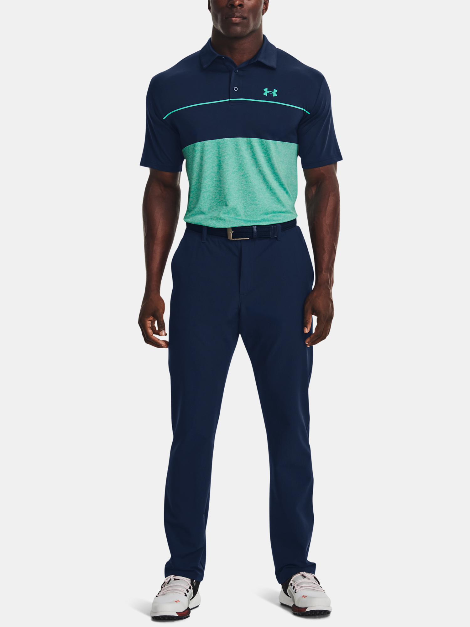 Under Armour T-shirt UA Playoff Polo 2.0-NVY - Men's