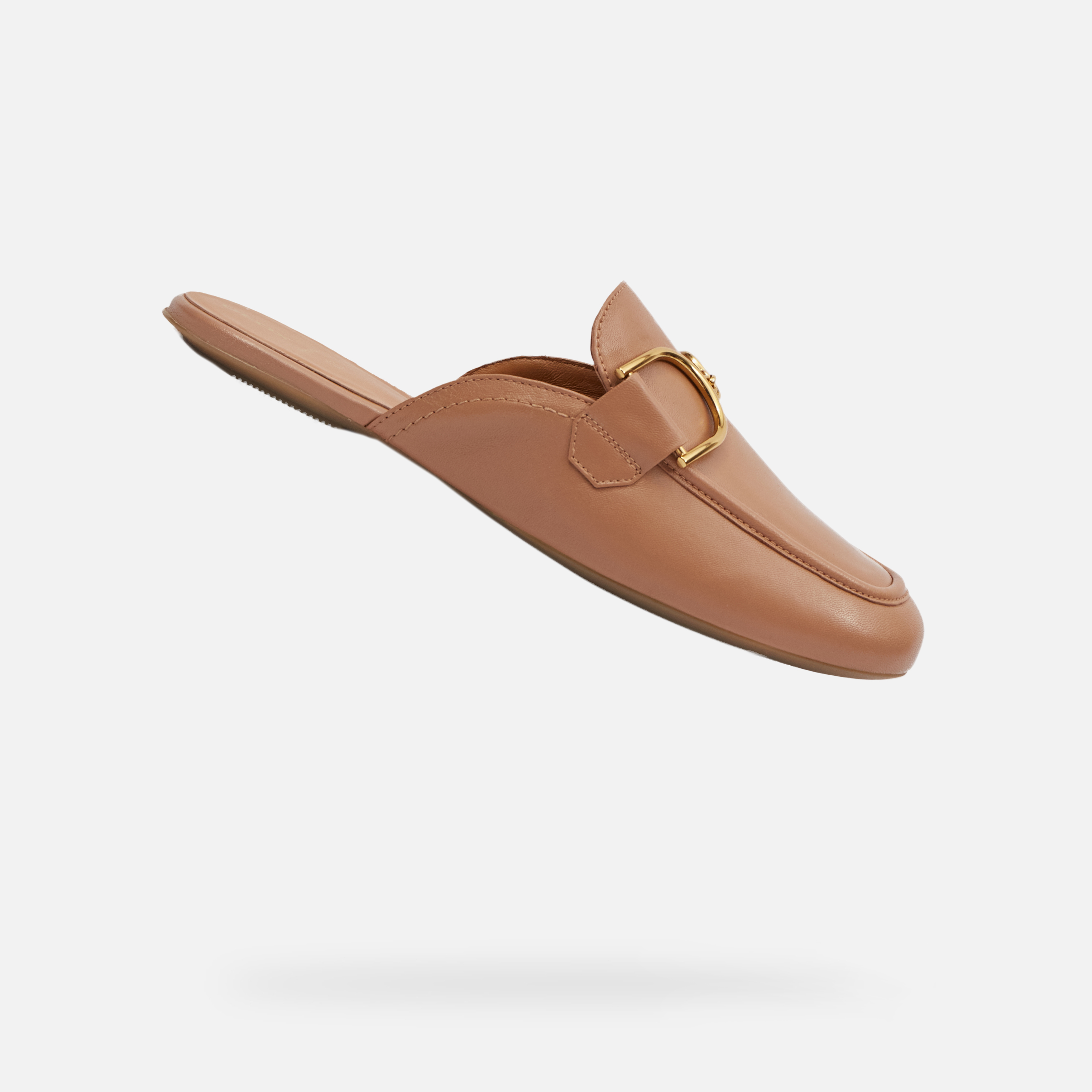 Brown womens moccasins Geox Palmaria - Womens
