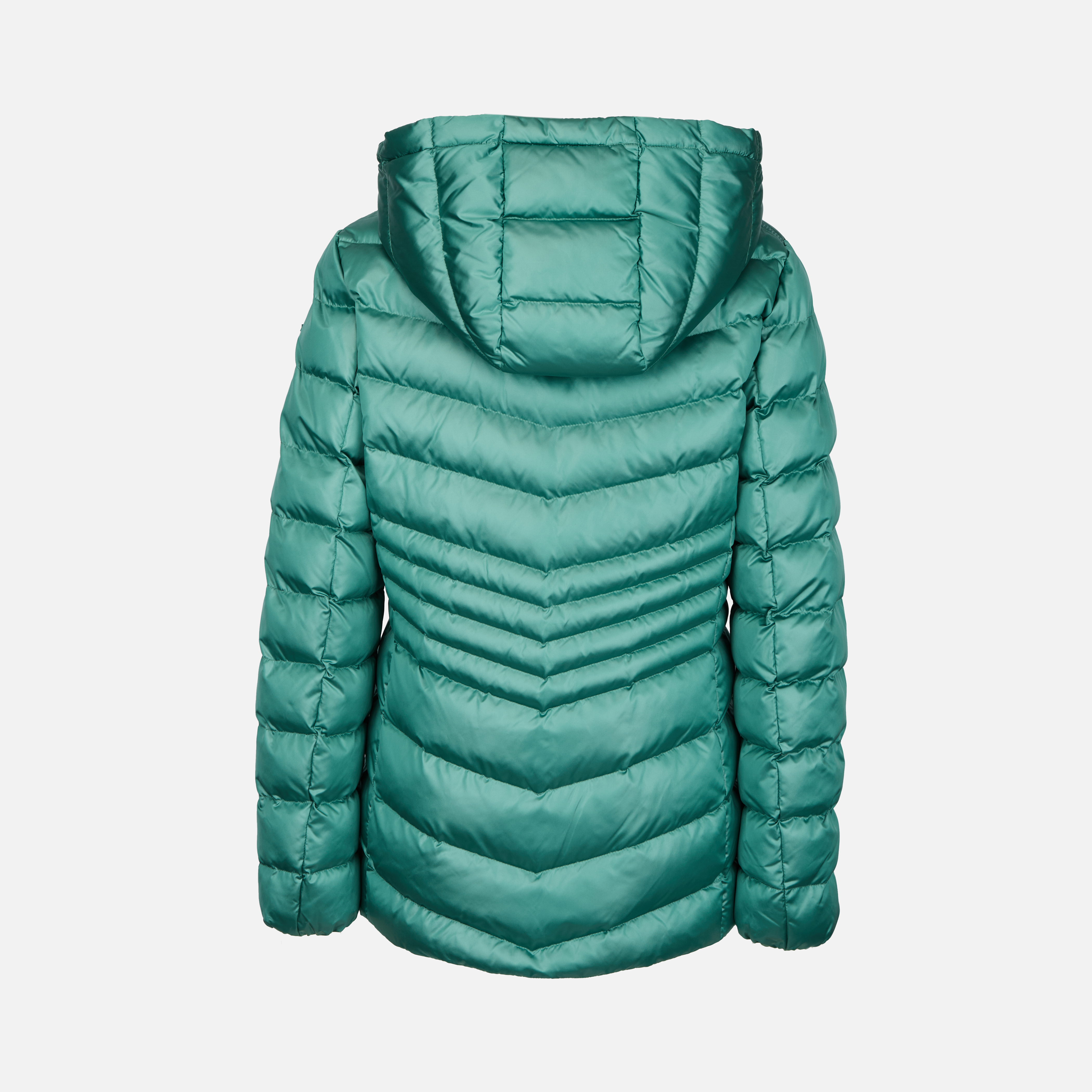 Geacă de damă Geox Zosma turcoaz cu puf