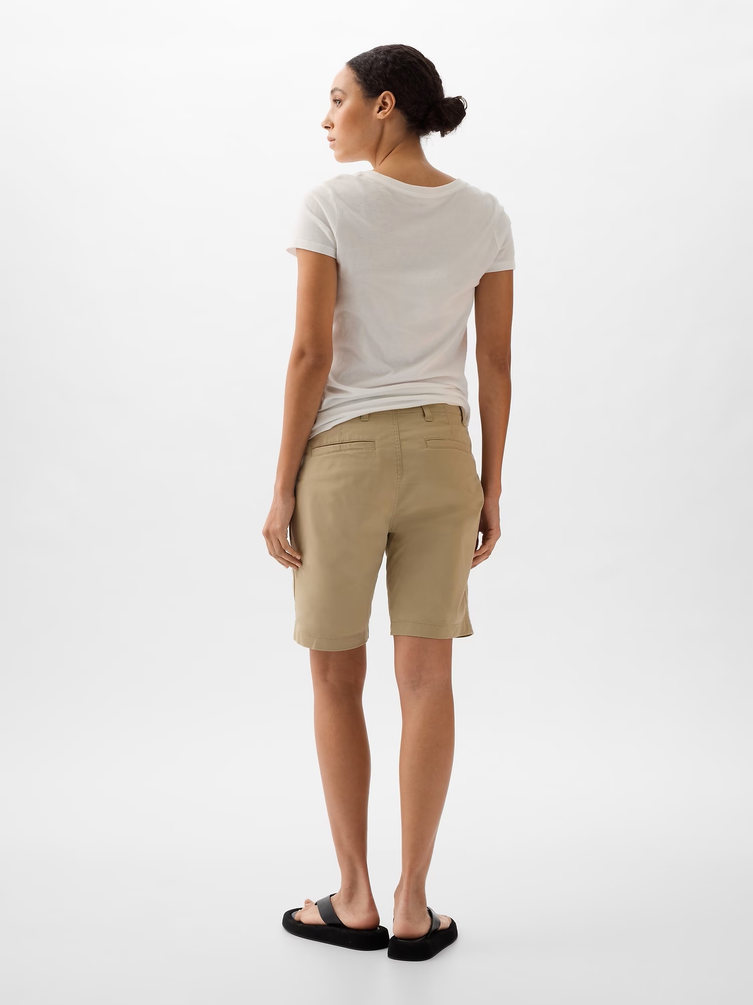 Pantaloni scurti pentru femei GAP - bej