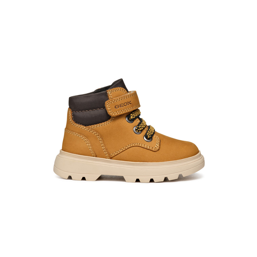 Жълти момчешки боти Geox Kiddartah