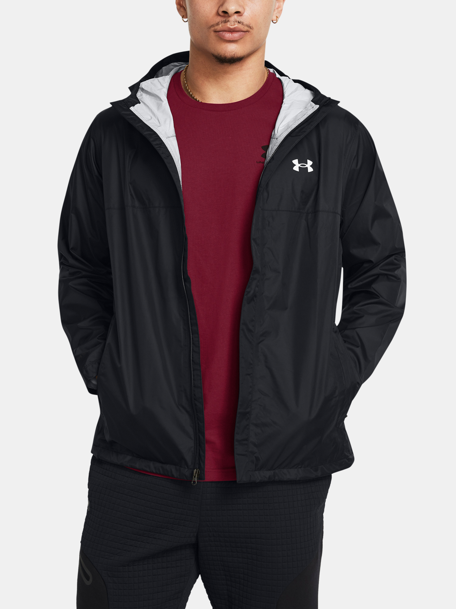 Men's Jacket Under Armour CLOUDSTRIKE JACKET-BLK - Men's