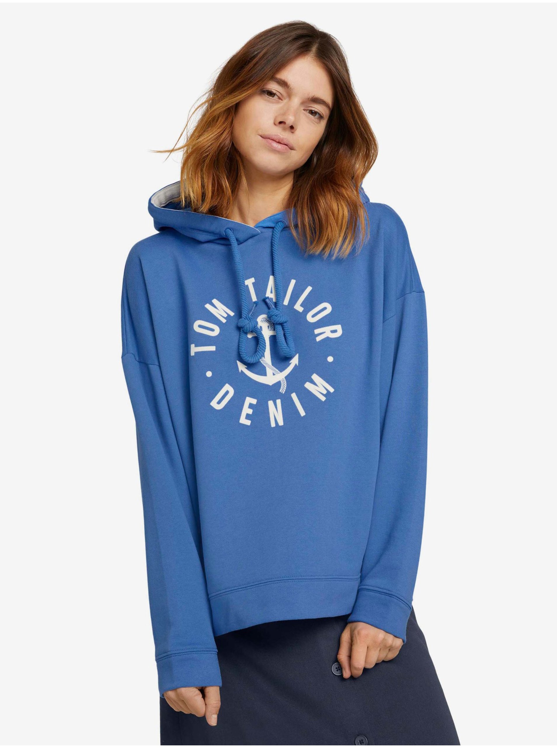 Blue Women Sweatshirt Tom Tailor Denim - Women