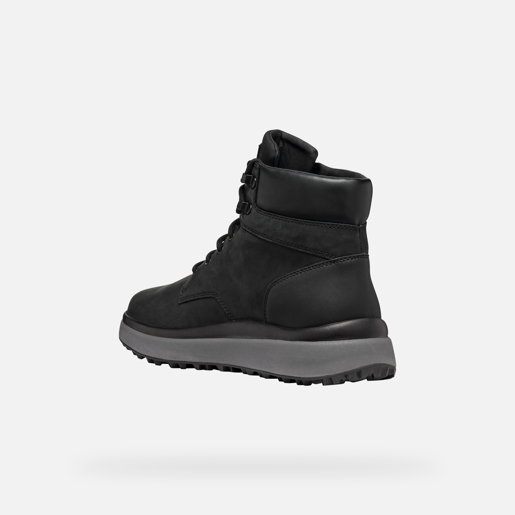 Black men&#039;s ankle shoes Geox Granito + Grip B A - Men&#039;s