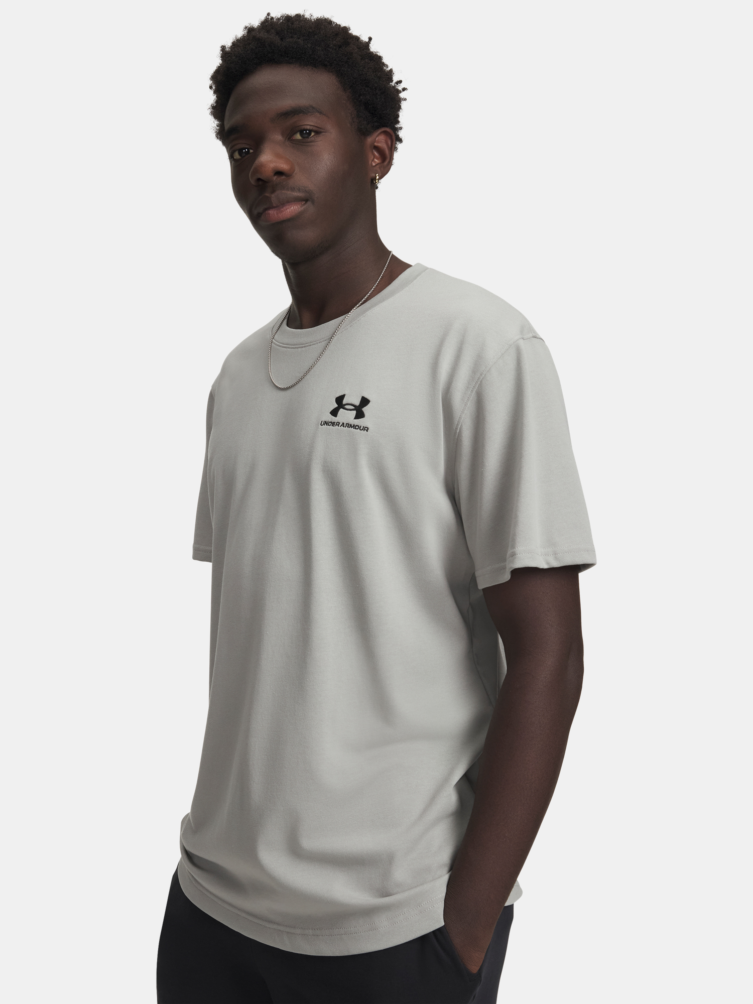 Мъжка тениска Under Armour UA M LOGO EMB HEAVYWEIGHT SS