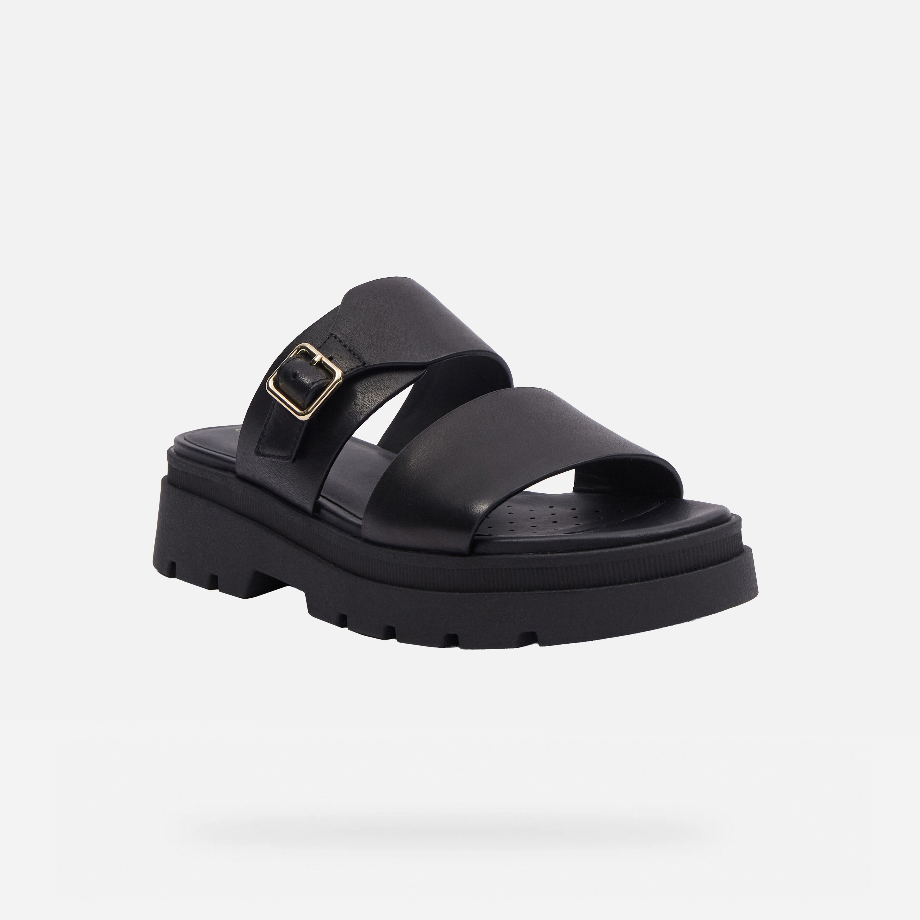 Black women's slippers Geox Adacter S - Women's
