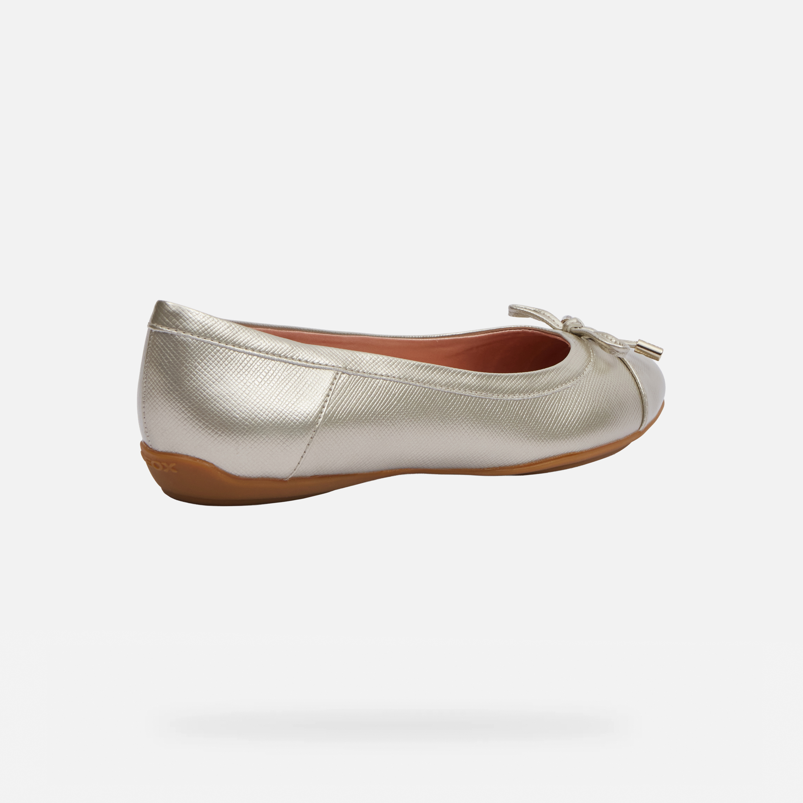 Gold women's ballet flats Geox Charlene - Women's