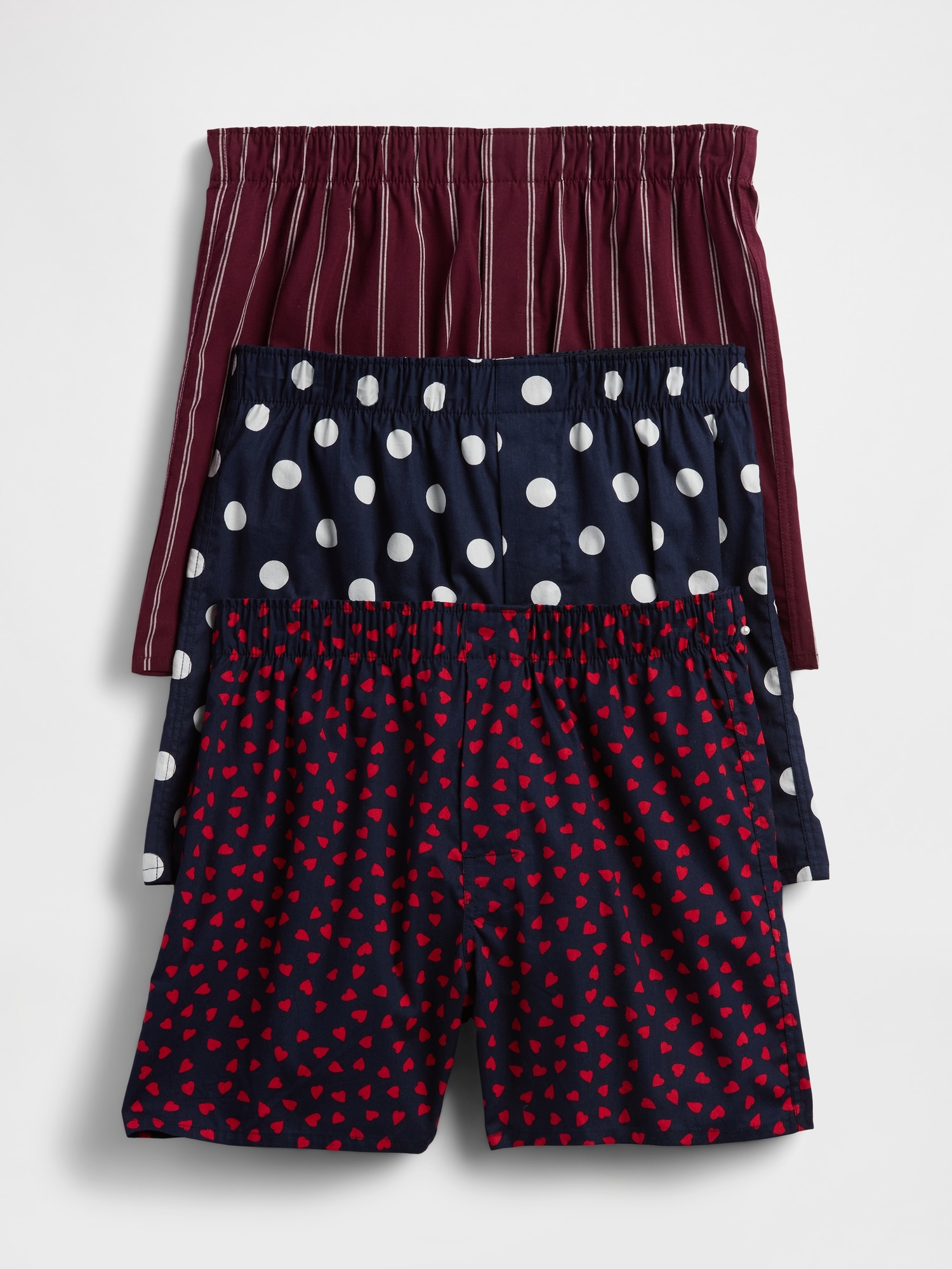 GAP bavlnené trenky, 3 ks