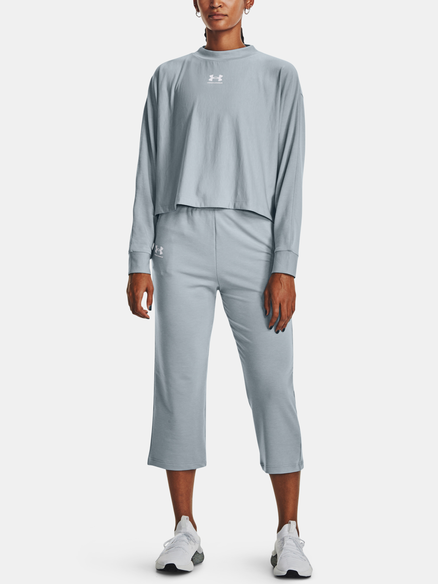 Pantaloni sport pentru femei Under Armour - albastru