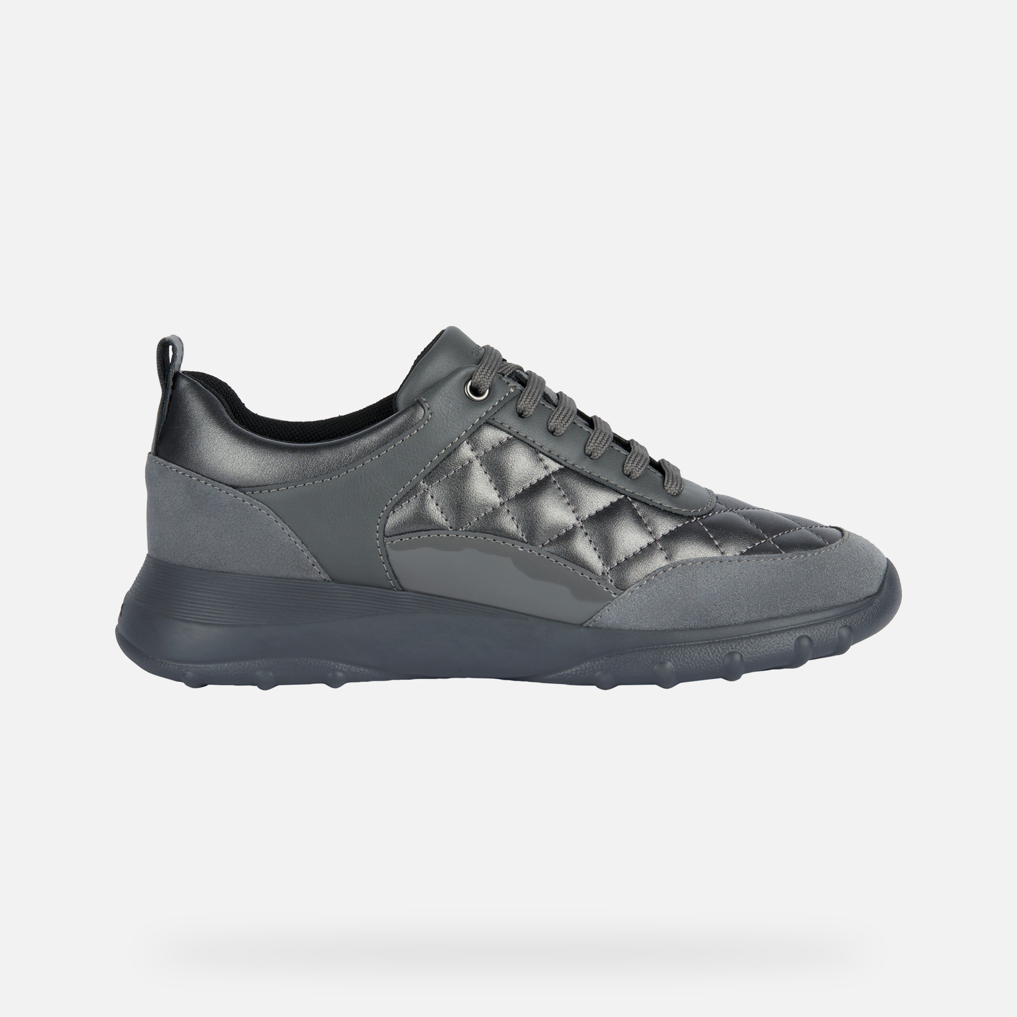 Dark gray women's sneakers Geox Alleniee - Women's