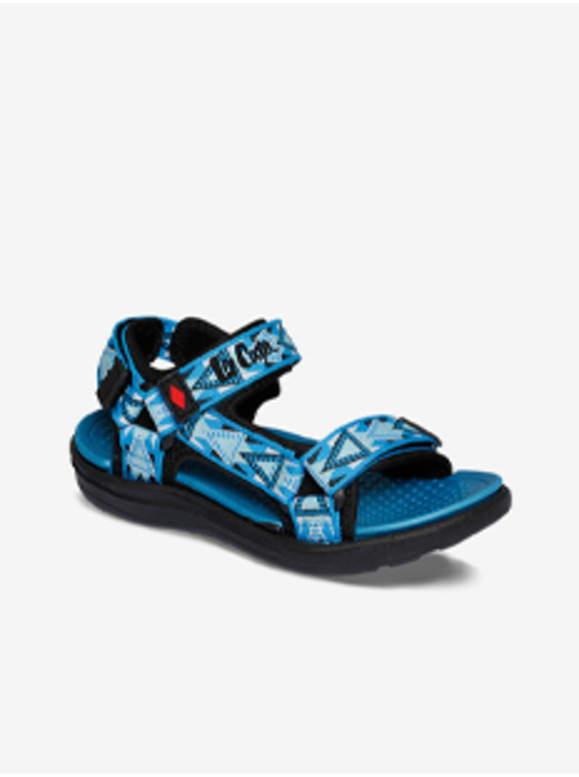 Levně Modré chlapecké vzorované sandály Lee Cooper - unisex