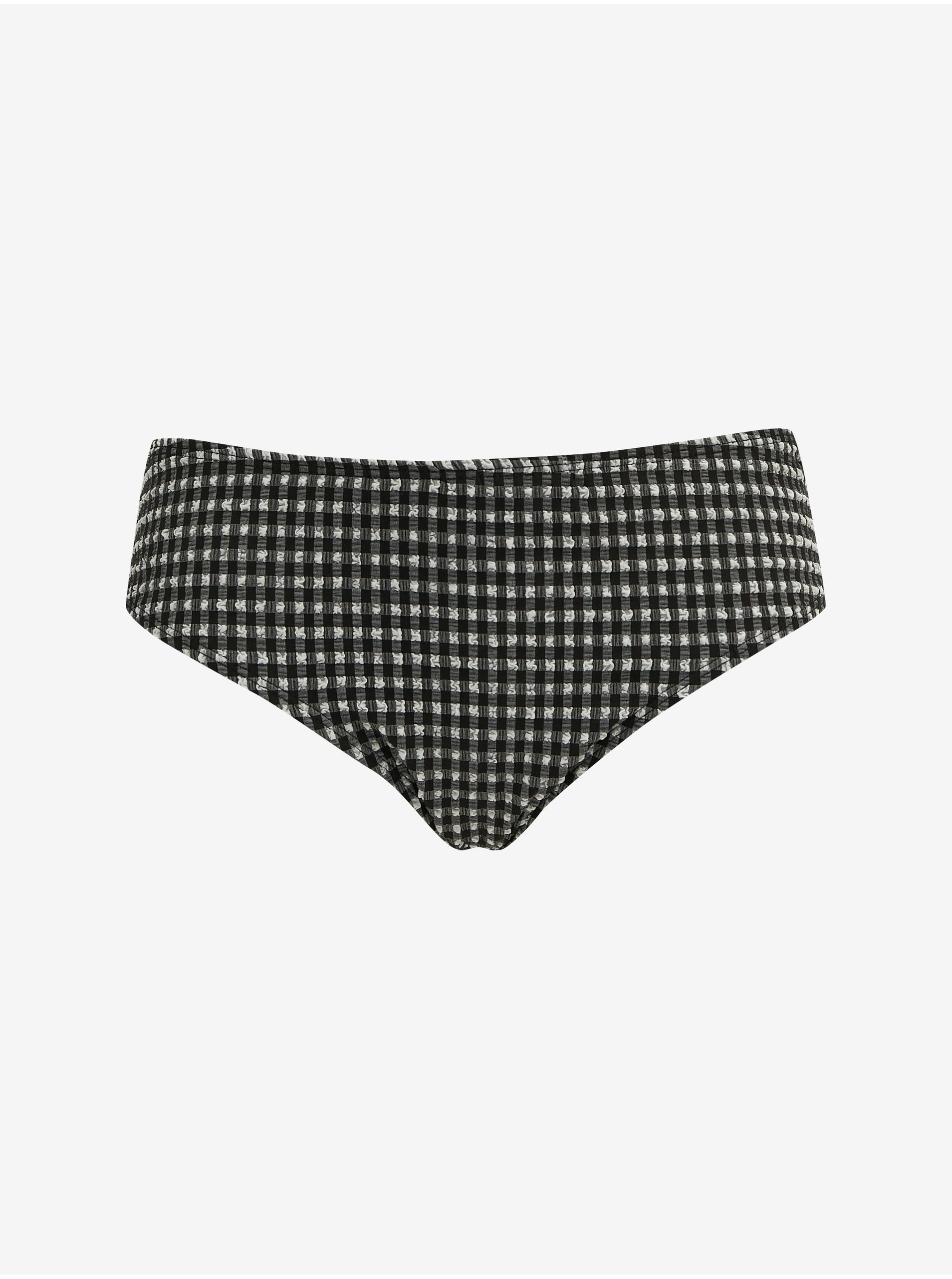 Black Checkered Swimwear Bottoms ORSAY - Women