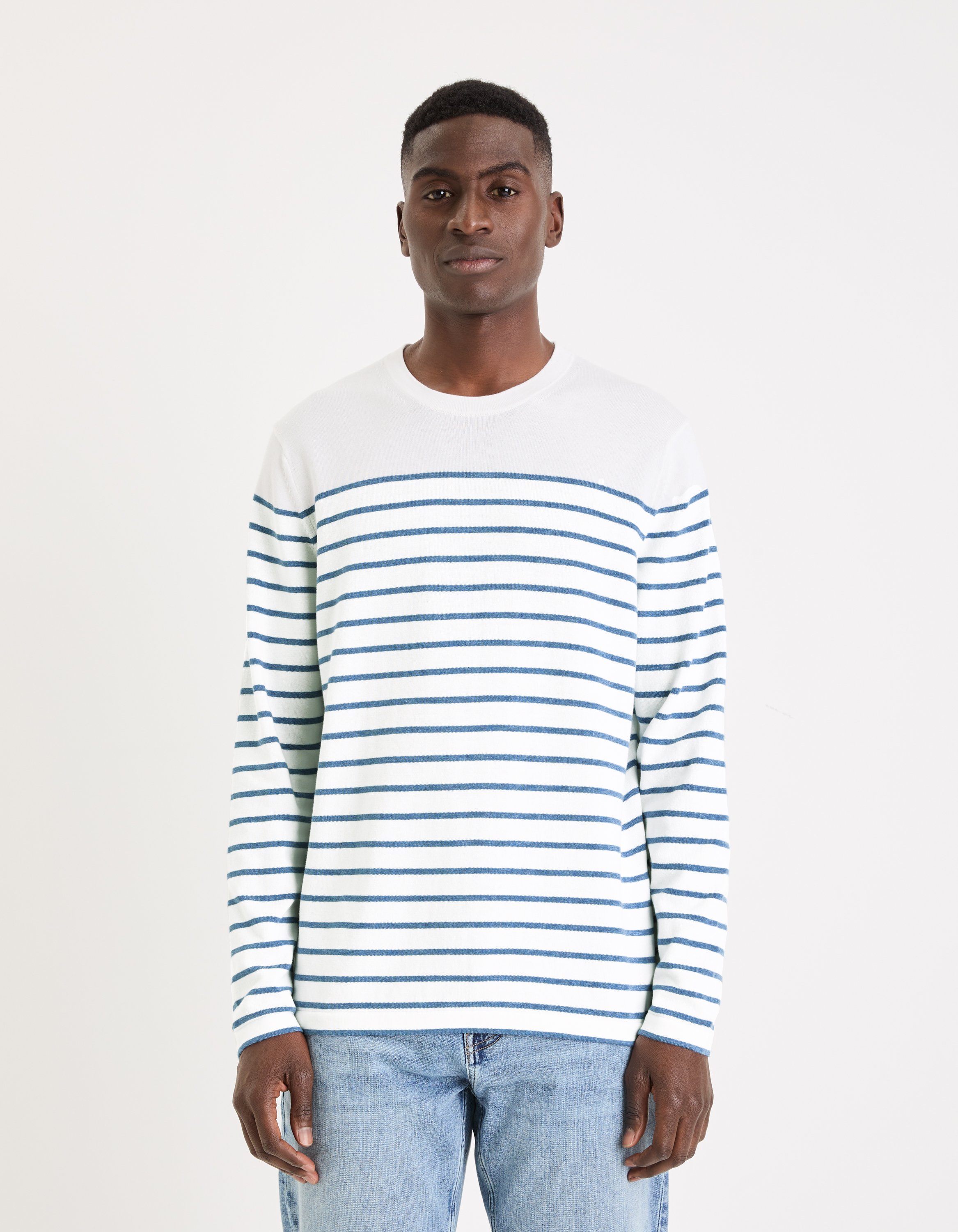 Celio Striped Sweater Gewellrs - Men's