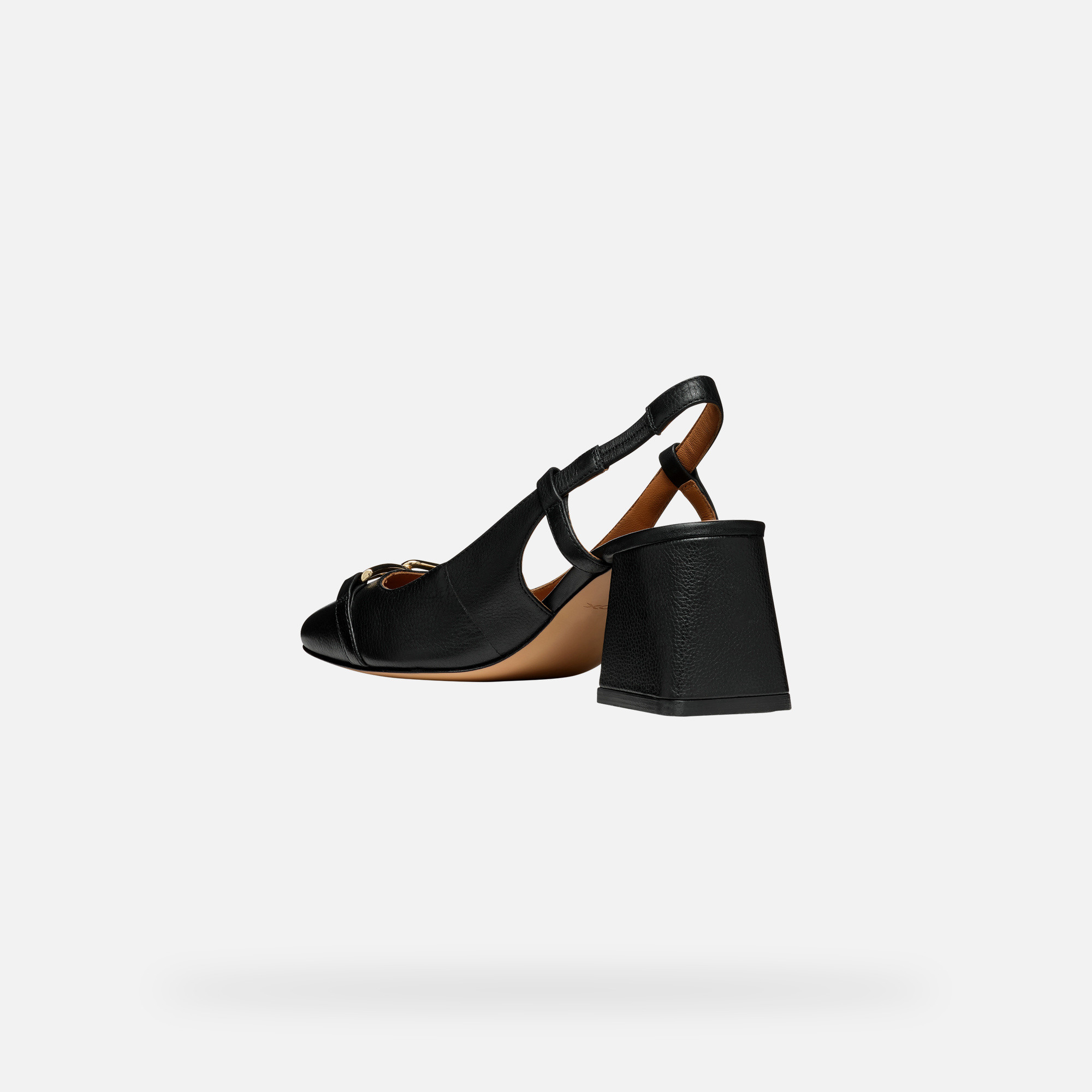 Black women's heeled shoes Geox Coronilla - Women's