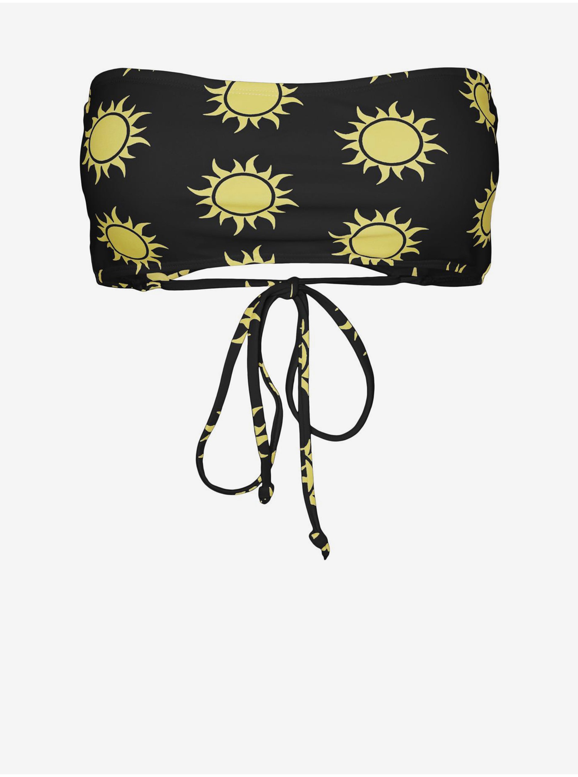 Bikini pentru femei Noisy May - negru, galben