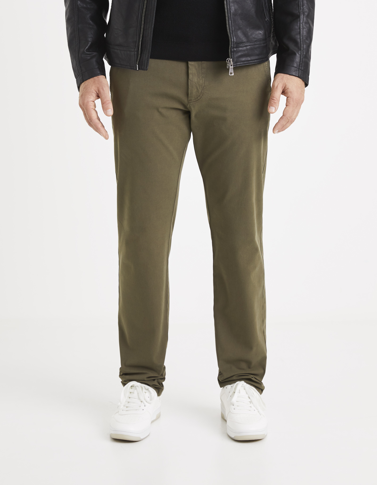 Pantaloni casual pentru barbati Celio - verde