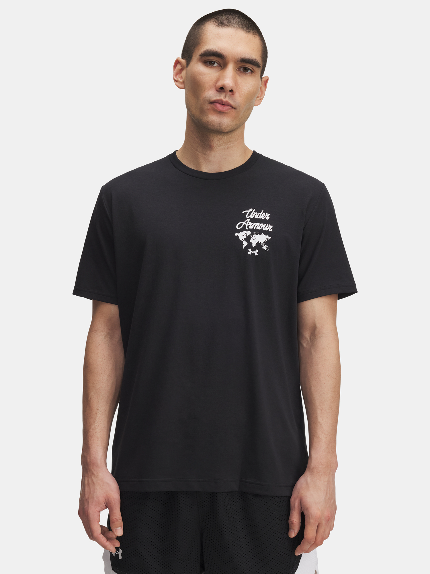 Men's T-shirt Under Armour UA 60/40S SPORTS WM SS-BLK - Men's