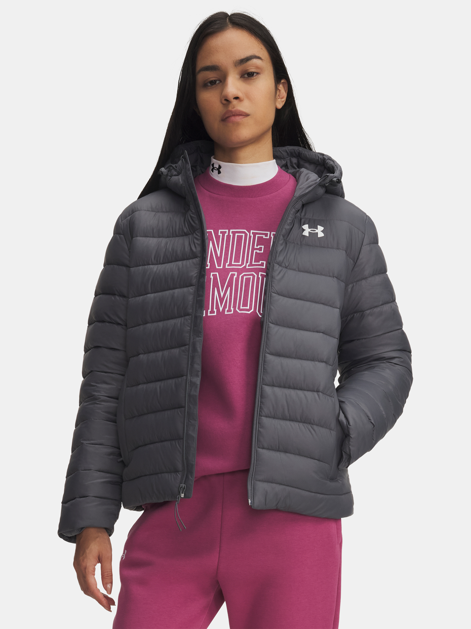 Under Armour UA Sportswear Insulate Jkt-GRY Women's Jacket - Women's