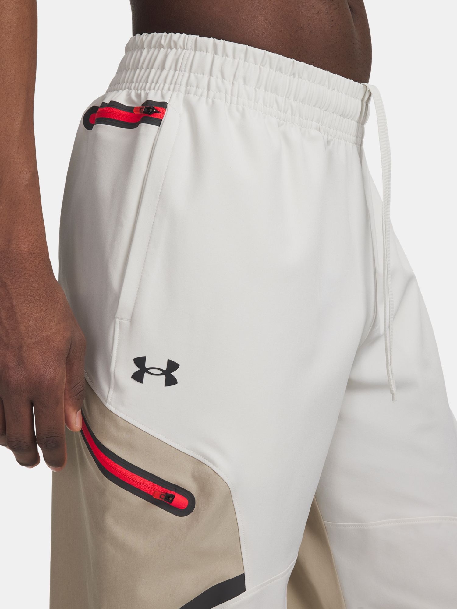 Men's Sports Pants Under Armour UA Unstoppable Cargo Pant-WHT - Men