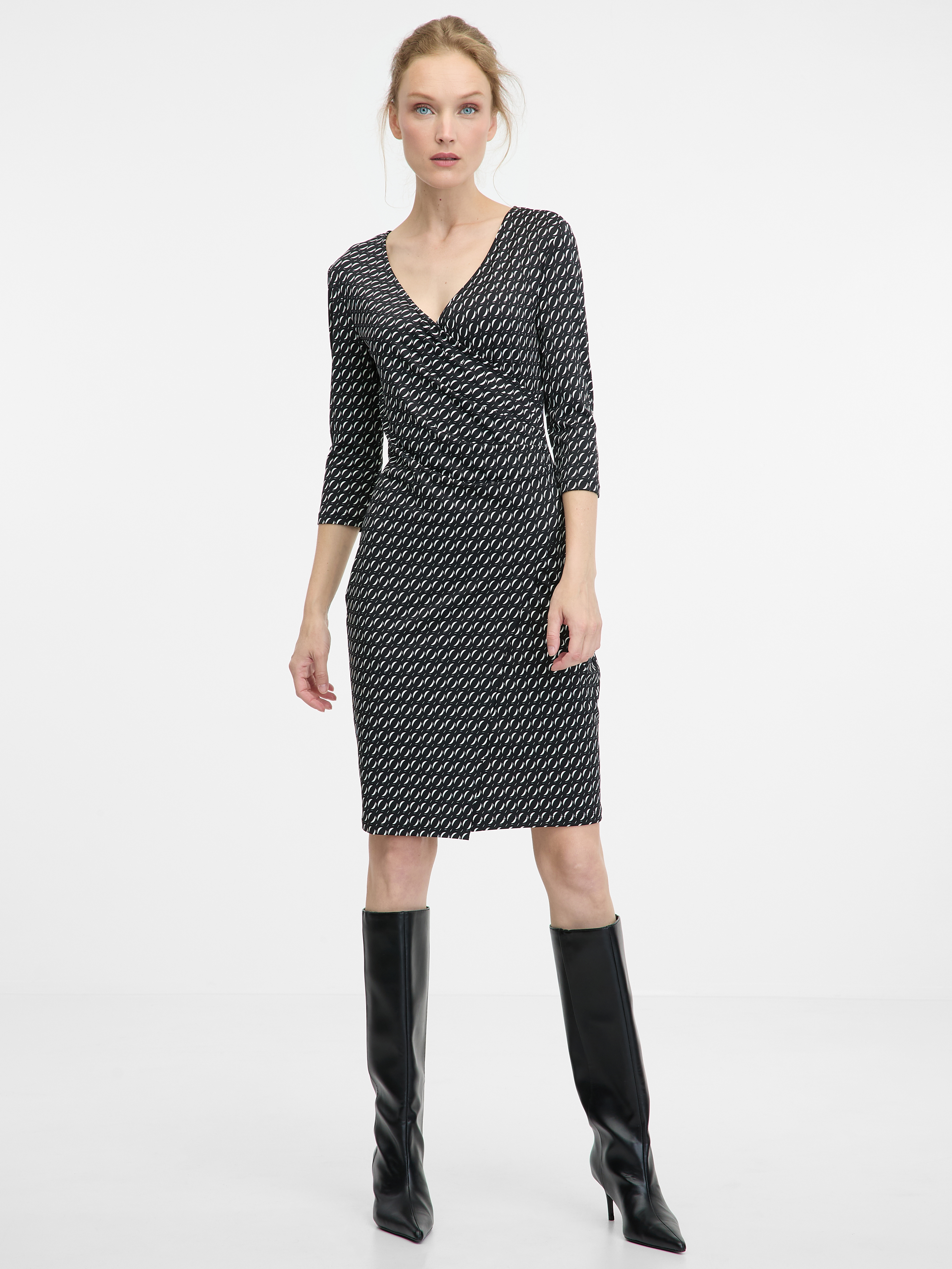 Black women's knee-length dress ORSAY - Women's