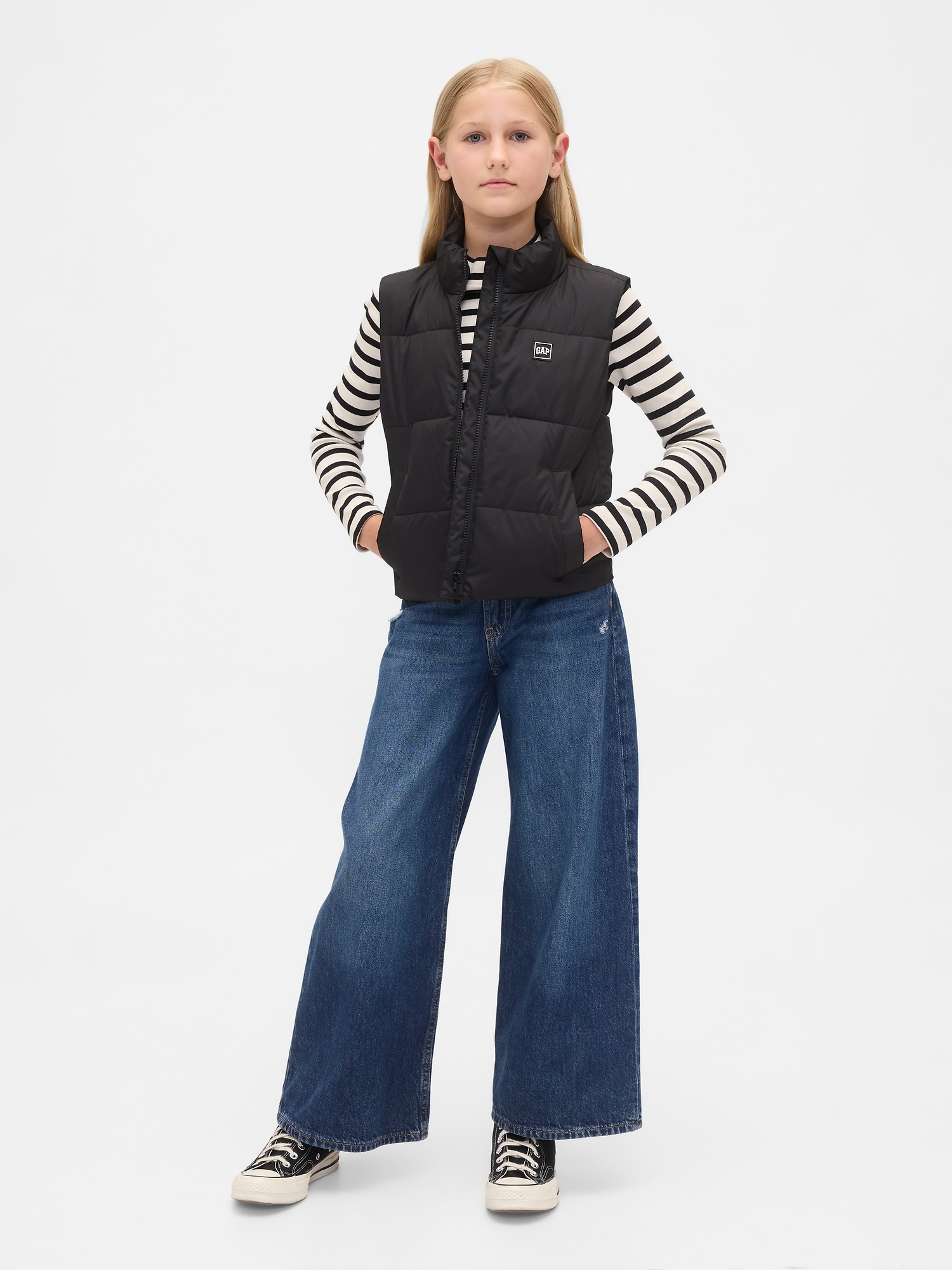 Vestă matlasată GAP ColdControl pentru fete