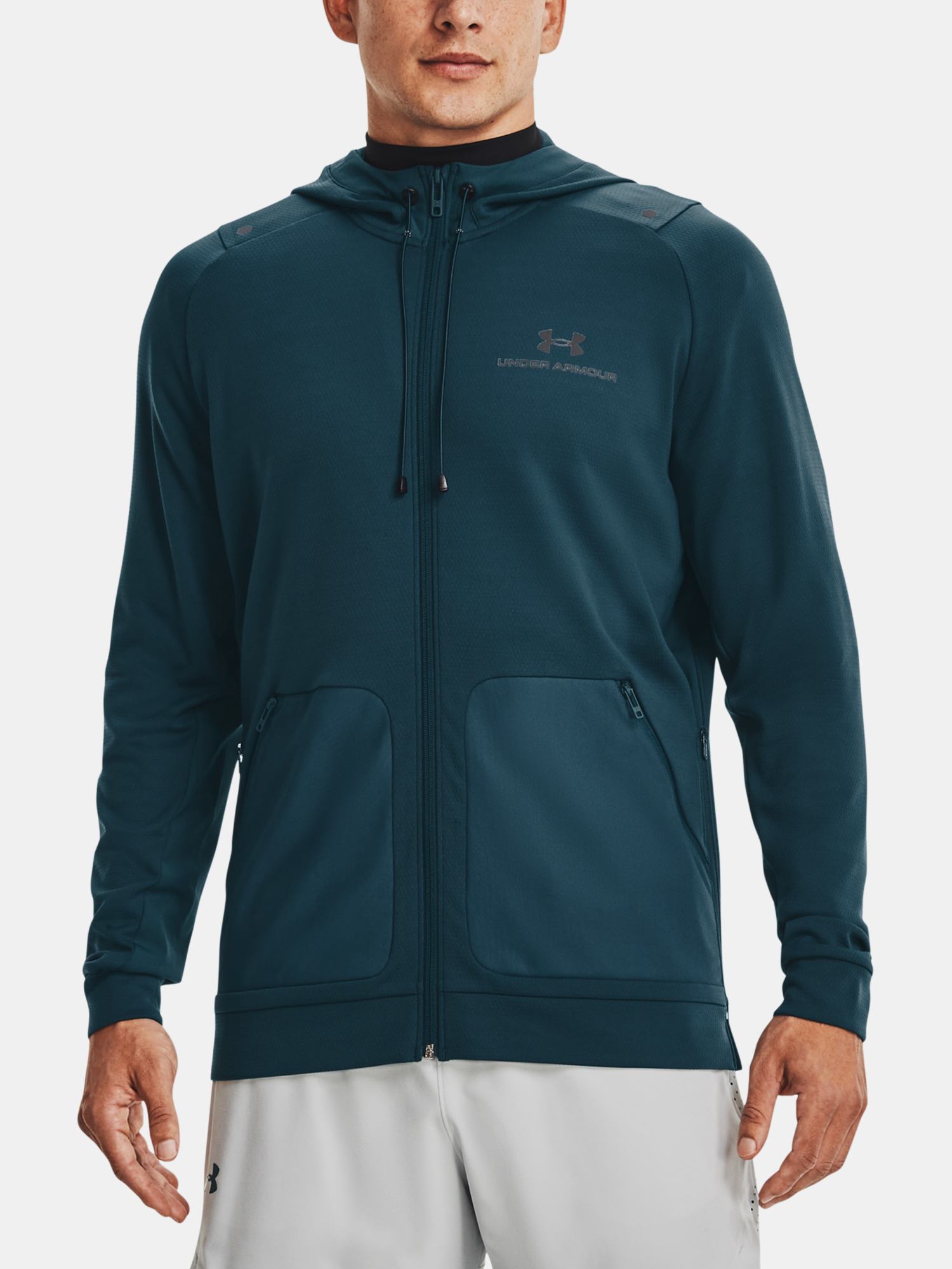 Under Armour T-shirt Rush All Purpose FZ HD-BLU - Men's