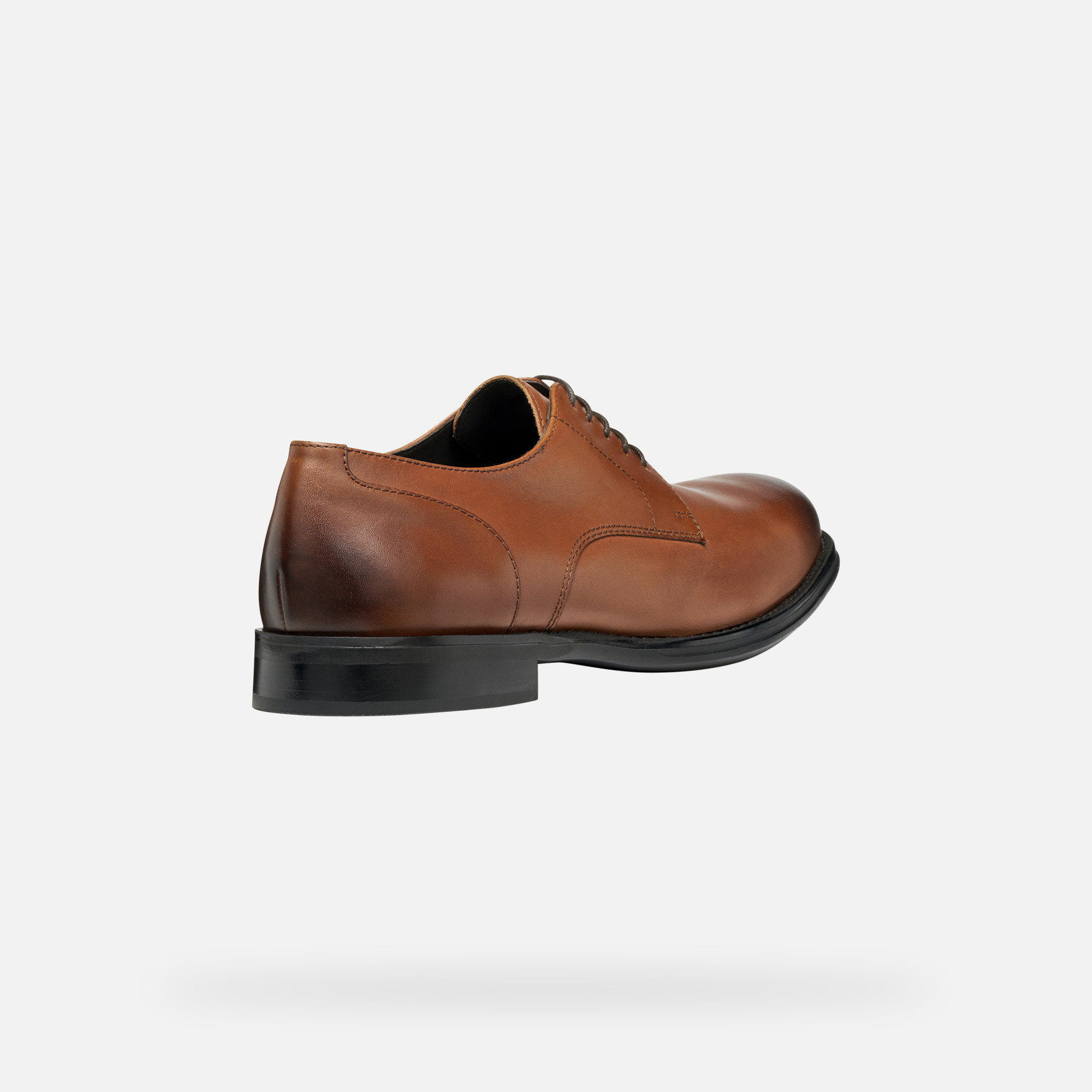 Light brown men's formal shoes Geox Barberigo - Men's